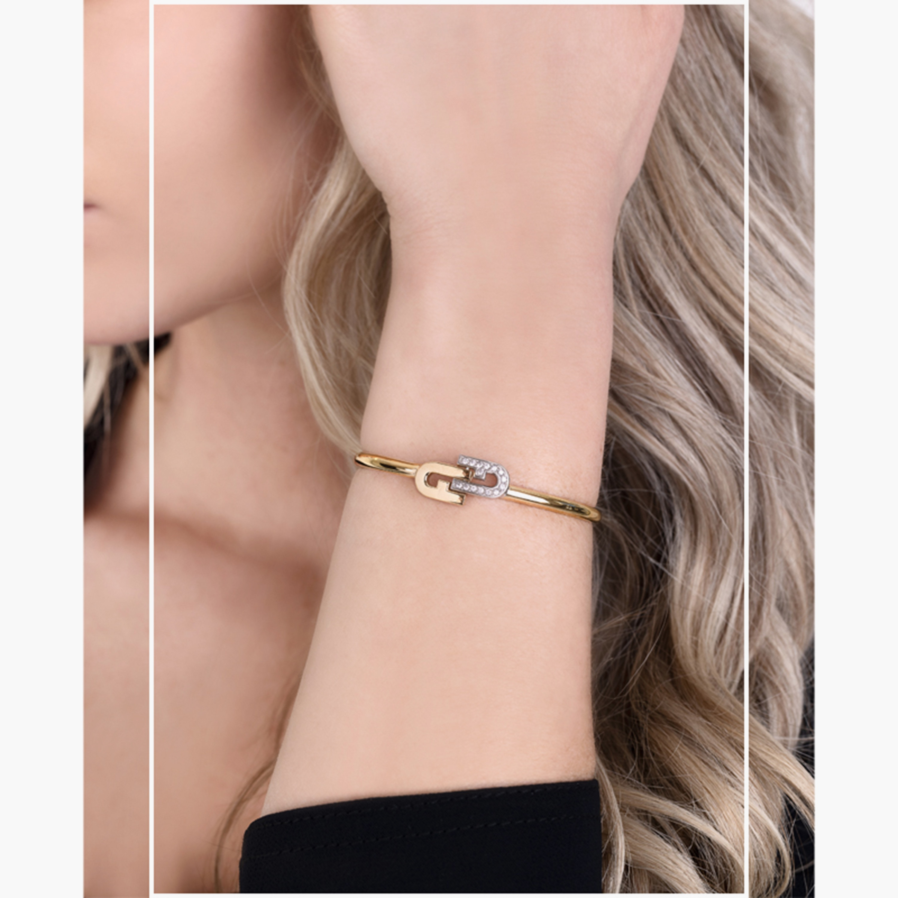 سوار مزخرف من فورلا آرتش دبل للنساء | 60 ملم | FJ0115BTL-women-watchesandjewellery-jewellery-banglesandbracelets-image-4