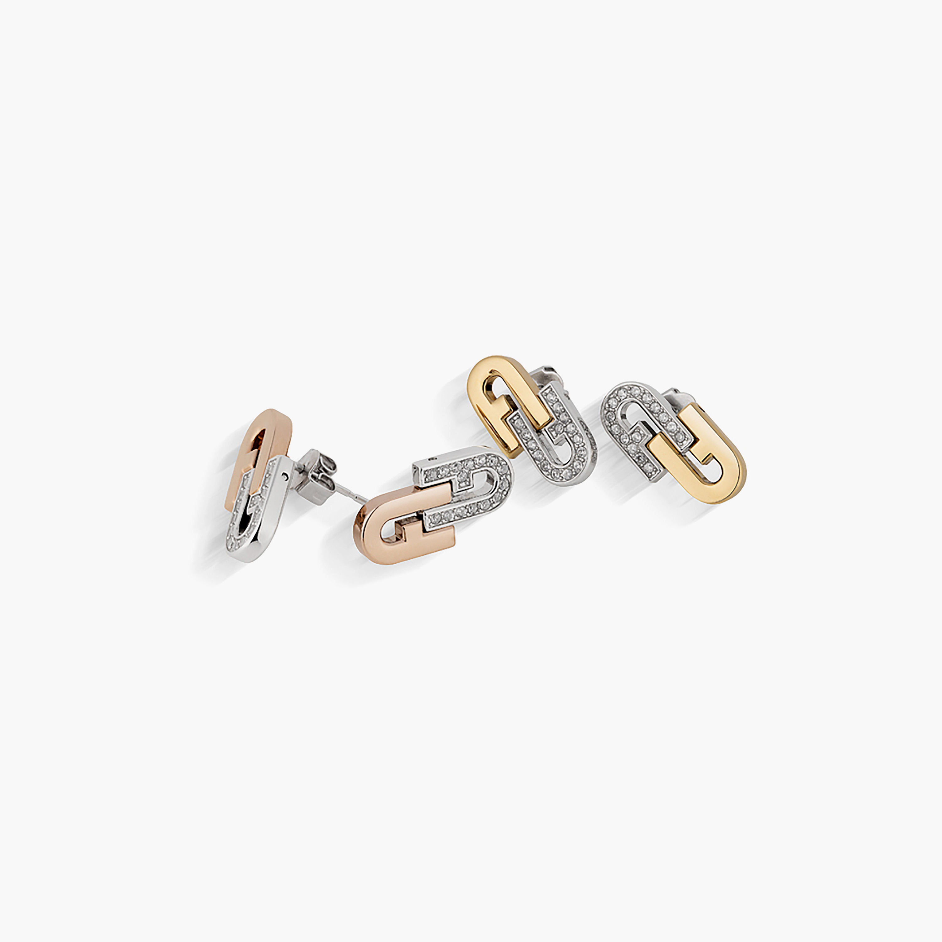 أقراط ھوب مزخرفة من فورلا آرتش دبل للنساء | مقاس واحد ملم | FJ0102ETU-women-watchesandjewellery-jewellery-earrings-image-3