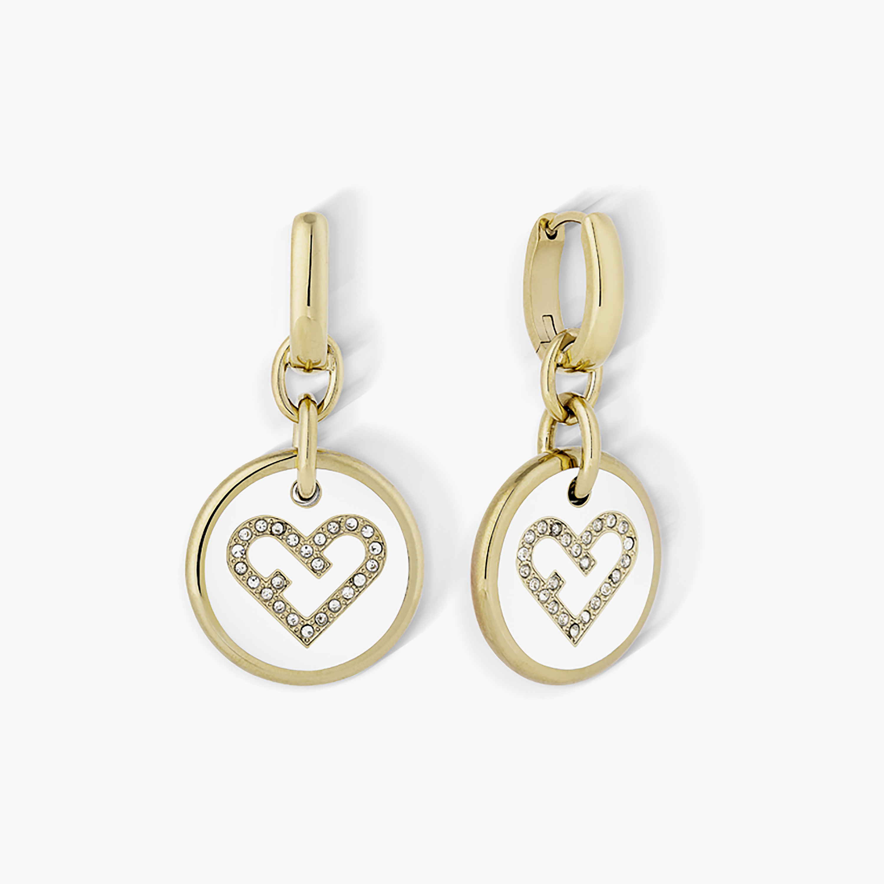 أقراط متدلية مزخرفة من فورلا هارت للنساء | مقاس واحد مم | FJ0205ETU-women-watchesandjewellery-jewellery-earrings-image-1
