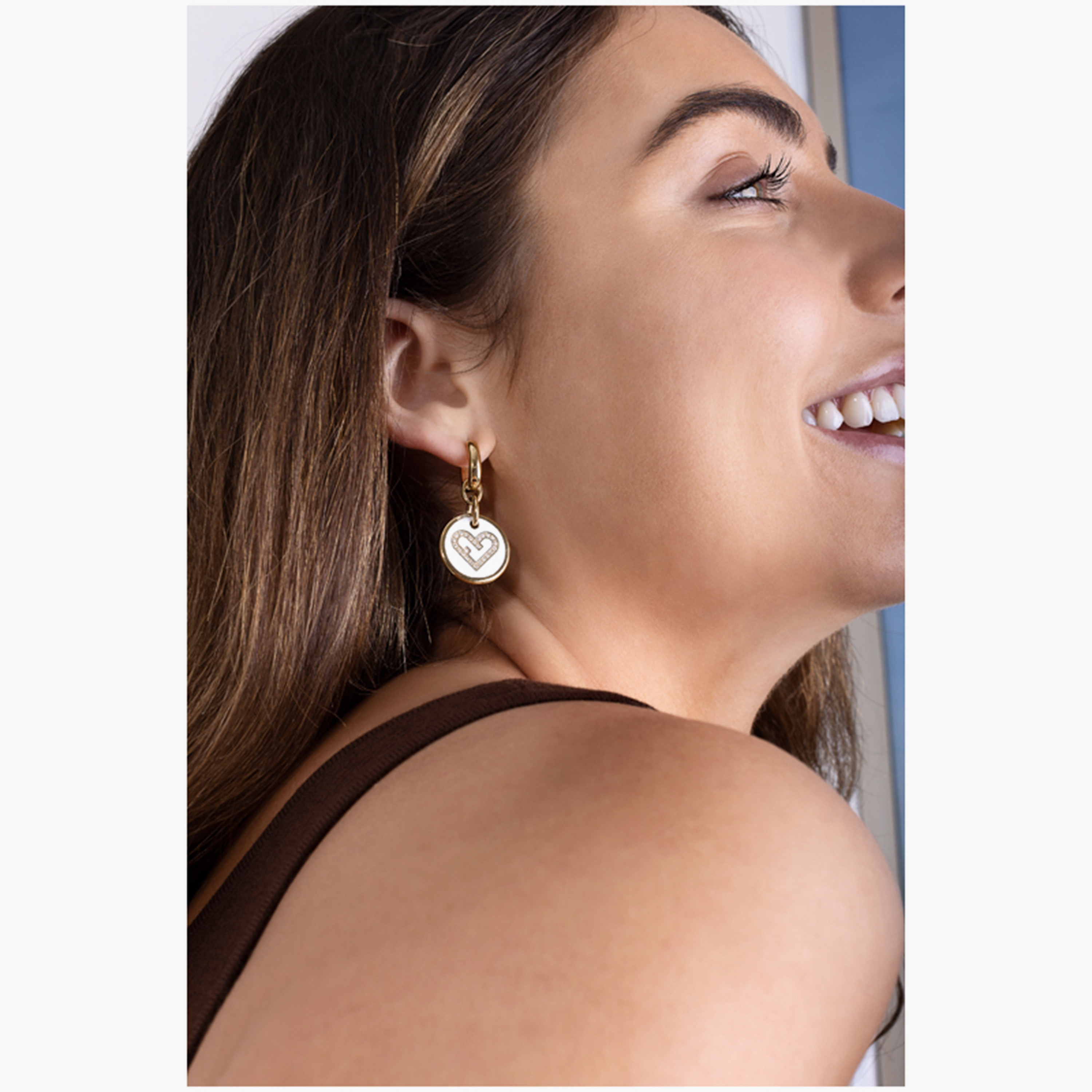 أقراط متدلية مزخرفة من فورلا هارت للنساء | مقاس واحد مم | FJ0205ETU-women-watchesandjewellery-jewellery-earrings-image-3