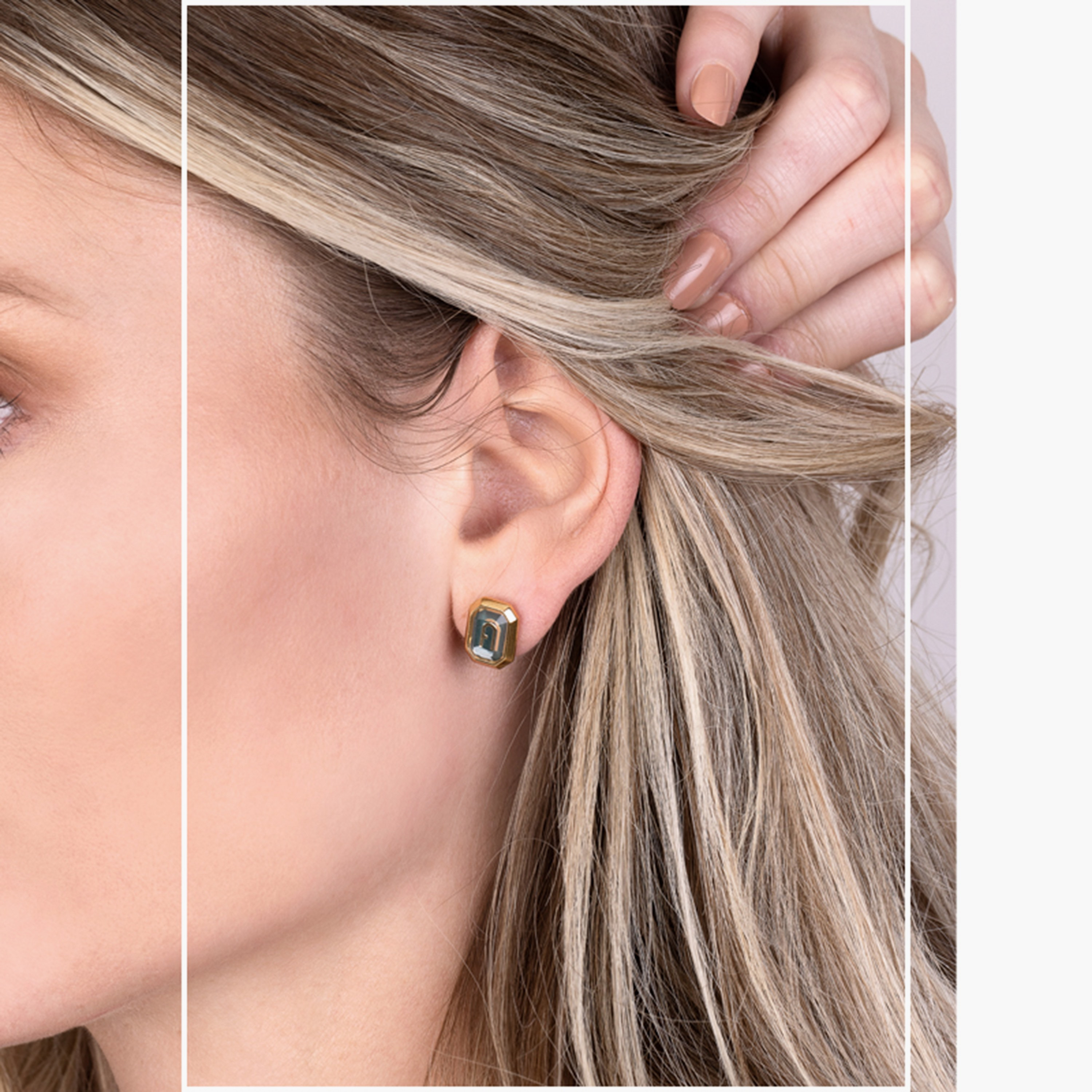 أقراط ستود من فورلا أوكتاجونال للنساء | مقاس واحد مم | FJ0305ETU-women-watchesandjewellery-jewellery-earrings-image-3