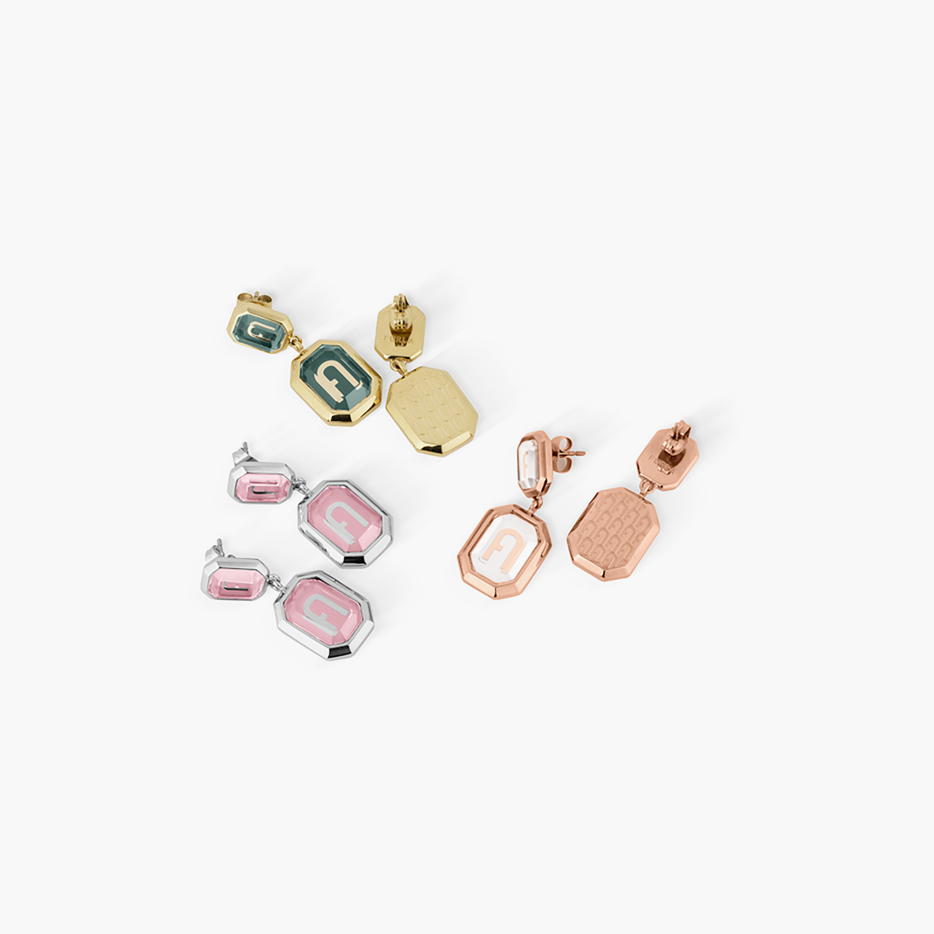 أقراط ستود من فورلا أوكتاجونال للنساء | مقاس واحد مم | FJ0307ETU-women-watchesandjewellery-jewellery-earrings-image-2