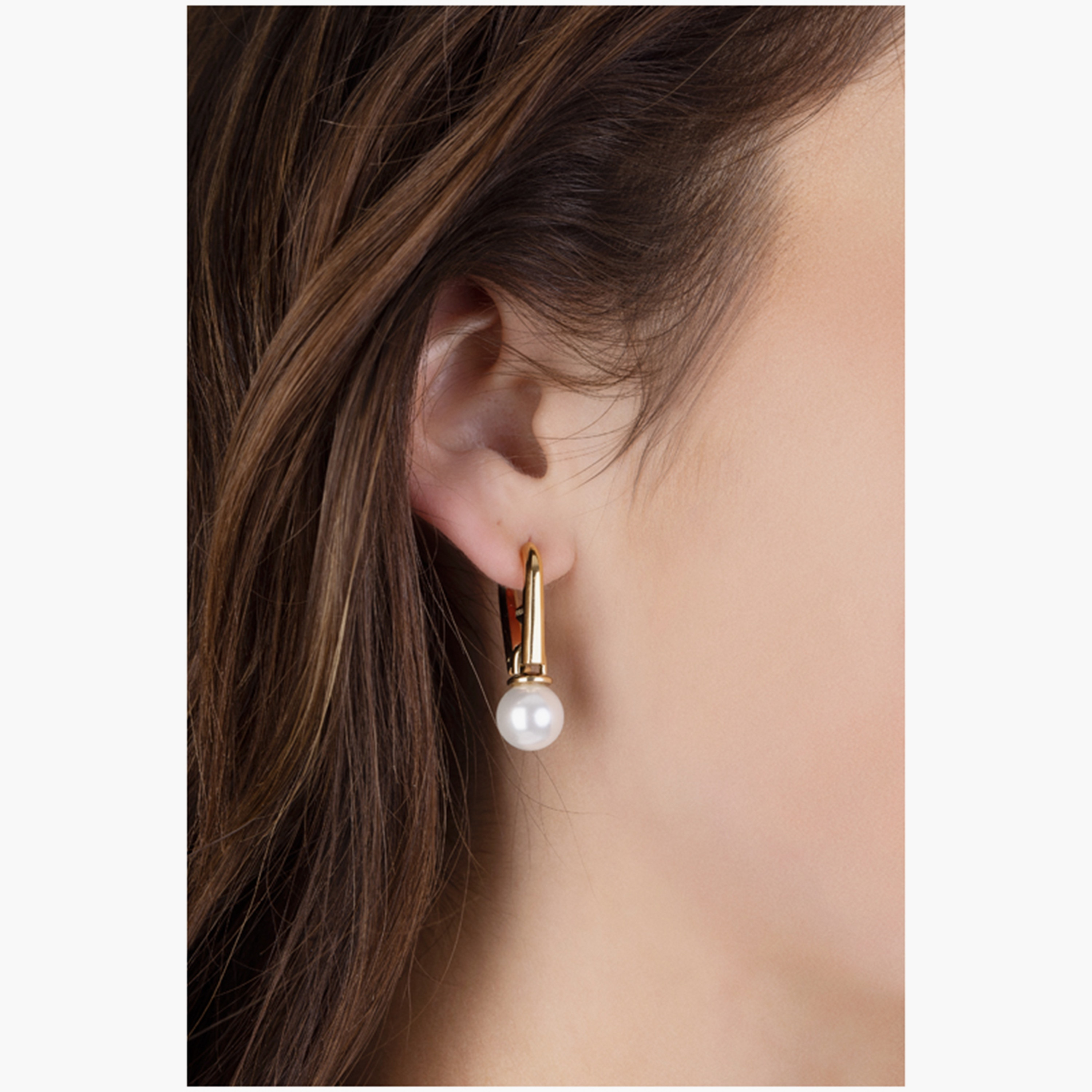 Furla Arch Pearl Detail Women's Dangler Earrings with Pearl Detail | One Size MM | FJ0512ETU-women-watchesandjewellery-jewellery-earrings-image-4