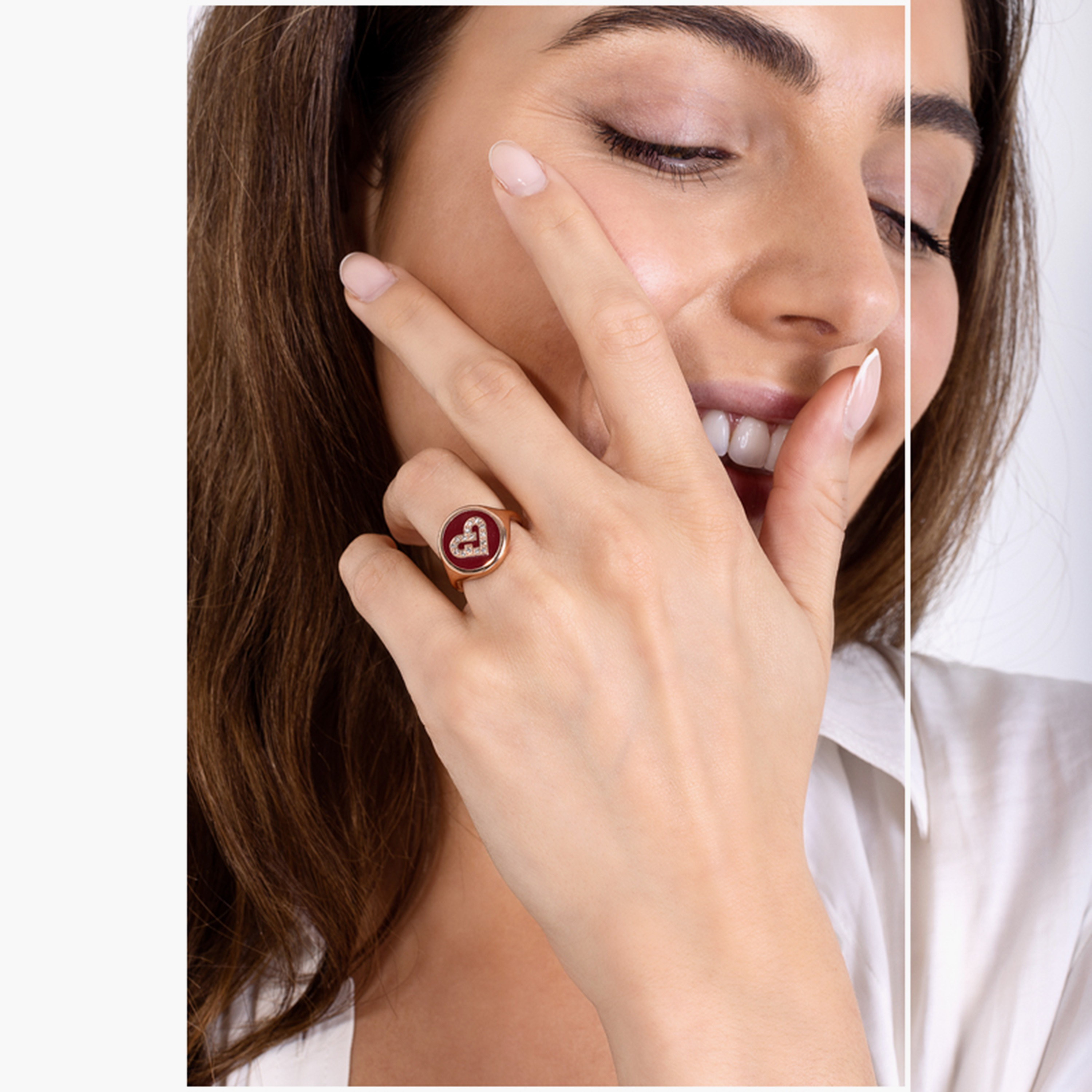 خاتم فورلا هارت نسائي مزخرف | 54 ملم | FJ0202RT4-women-watchesandjewellery-jewellery-rings-image-3