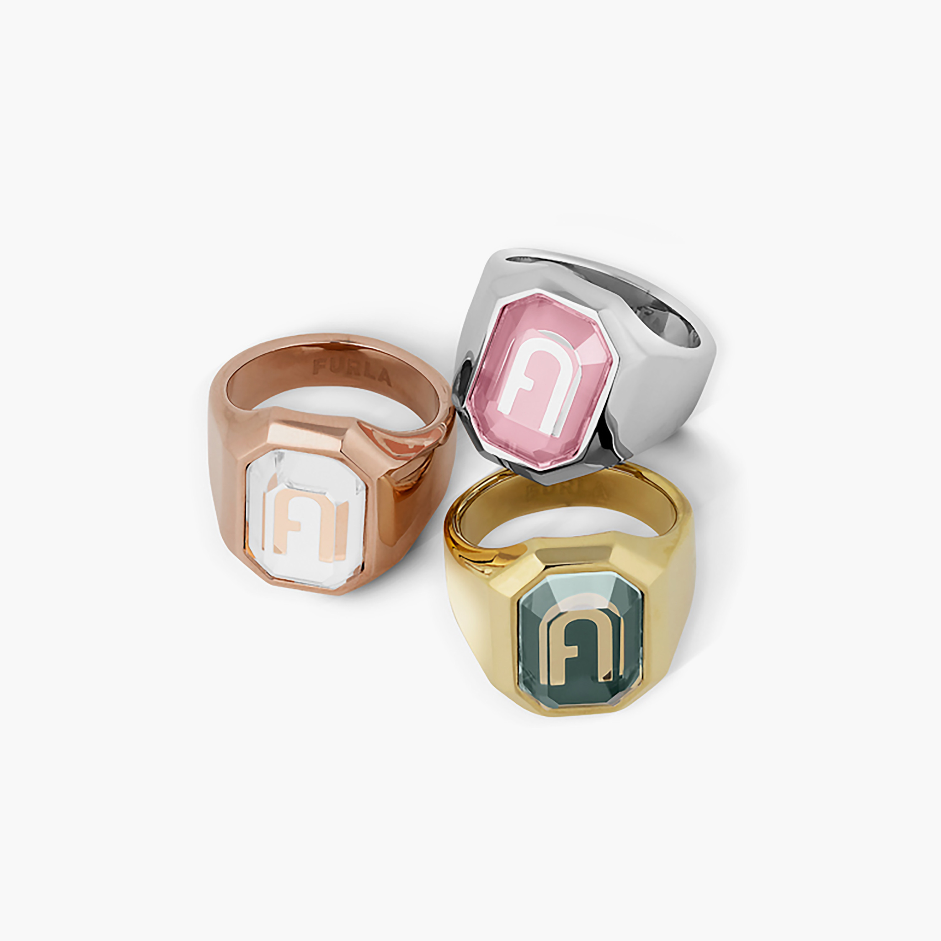 خاتم نسائي من فورلا أوكتاجونال | 50 ملم | FJ0301RT0-women-watchesandjewellery-jewellery-rings-image-2