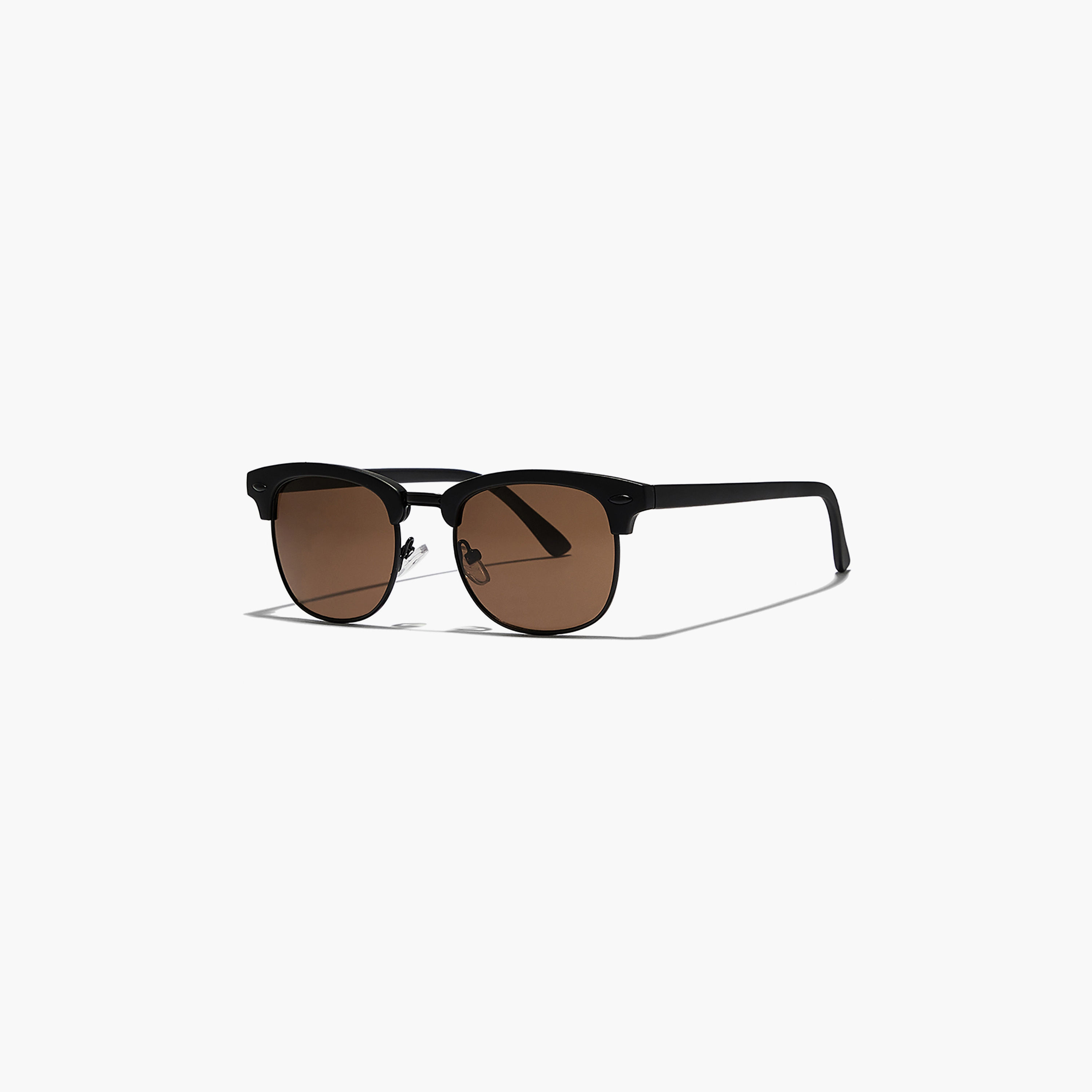 نظارة شمسية وبنية من بلاك أوت لينيا مع 49 مم ذات دائرية -men-sunglasses-image-1