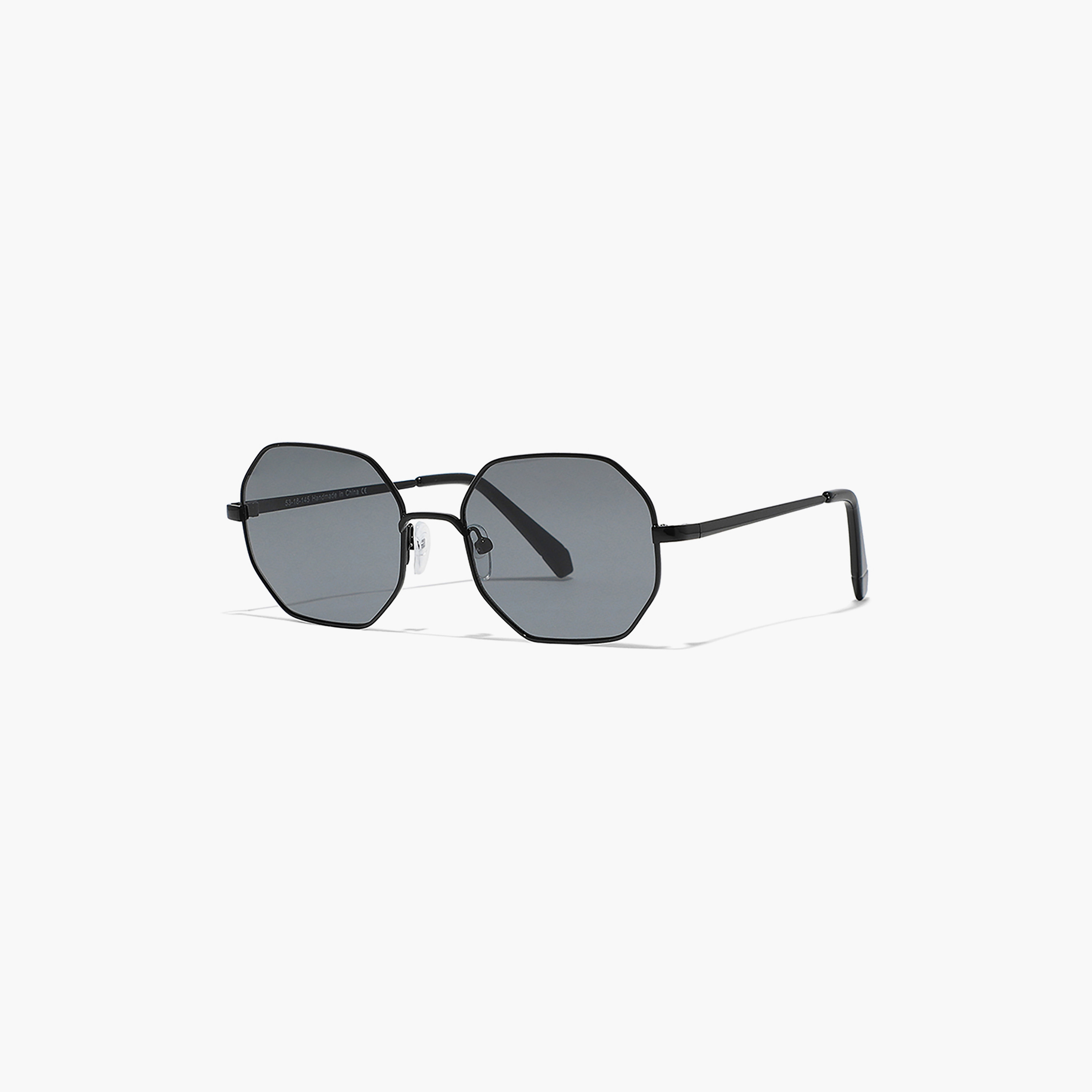 نظارة شمسية سوداء هندسية مع 53 مم من بلاك أوت فاموس -men-sunglasses-image-1