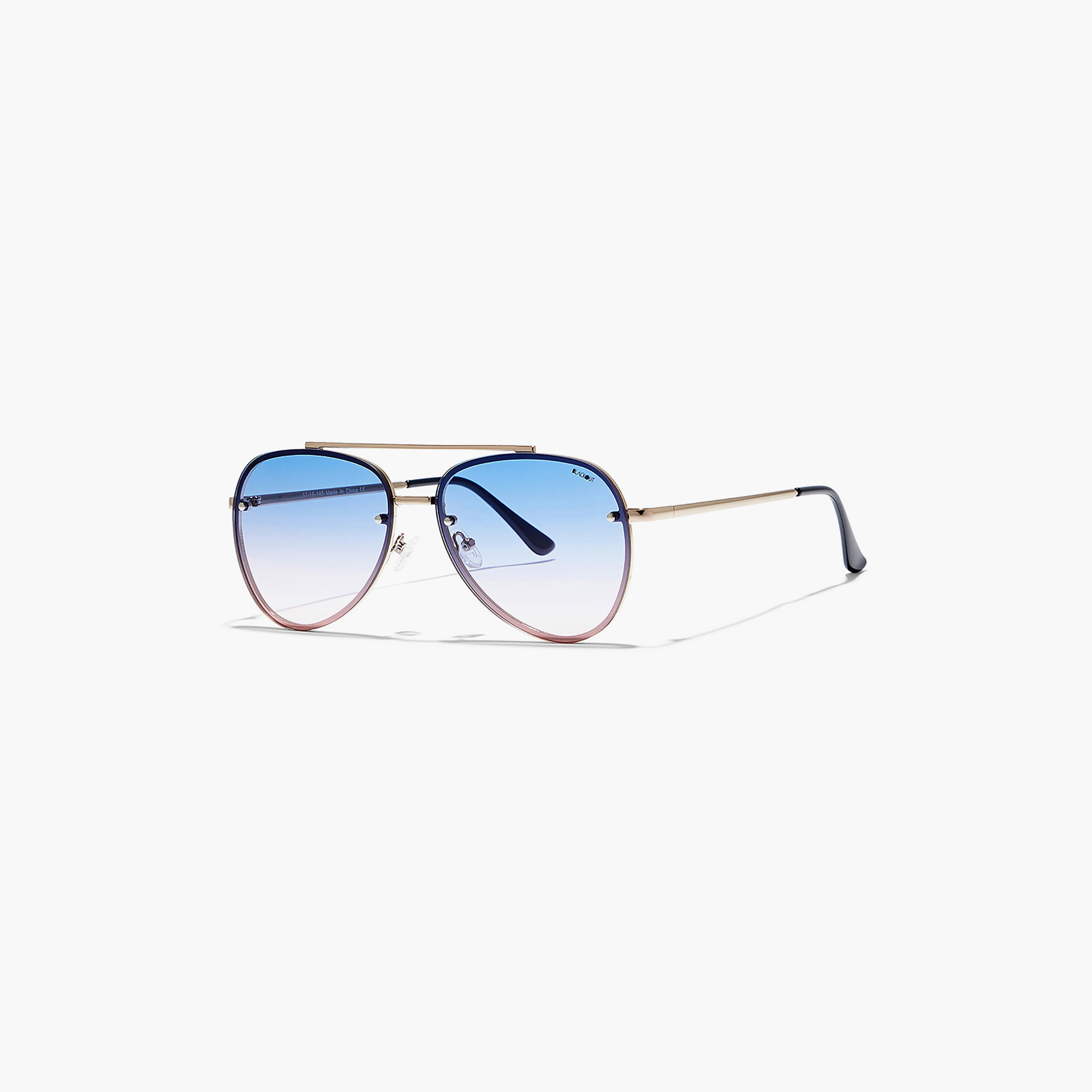 BlackOut GLAM  Blue Gradient 61 mm Aviator Sunglasses -women-sunglasses-image-1