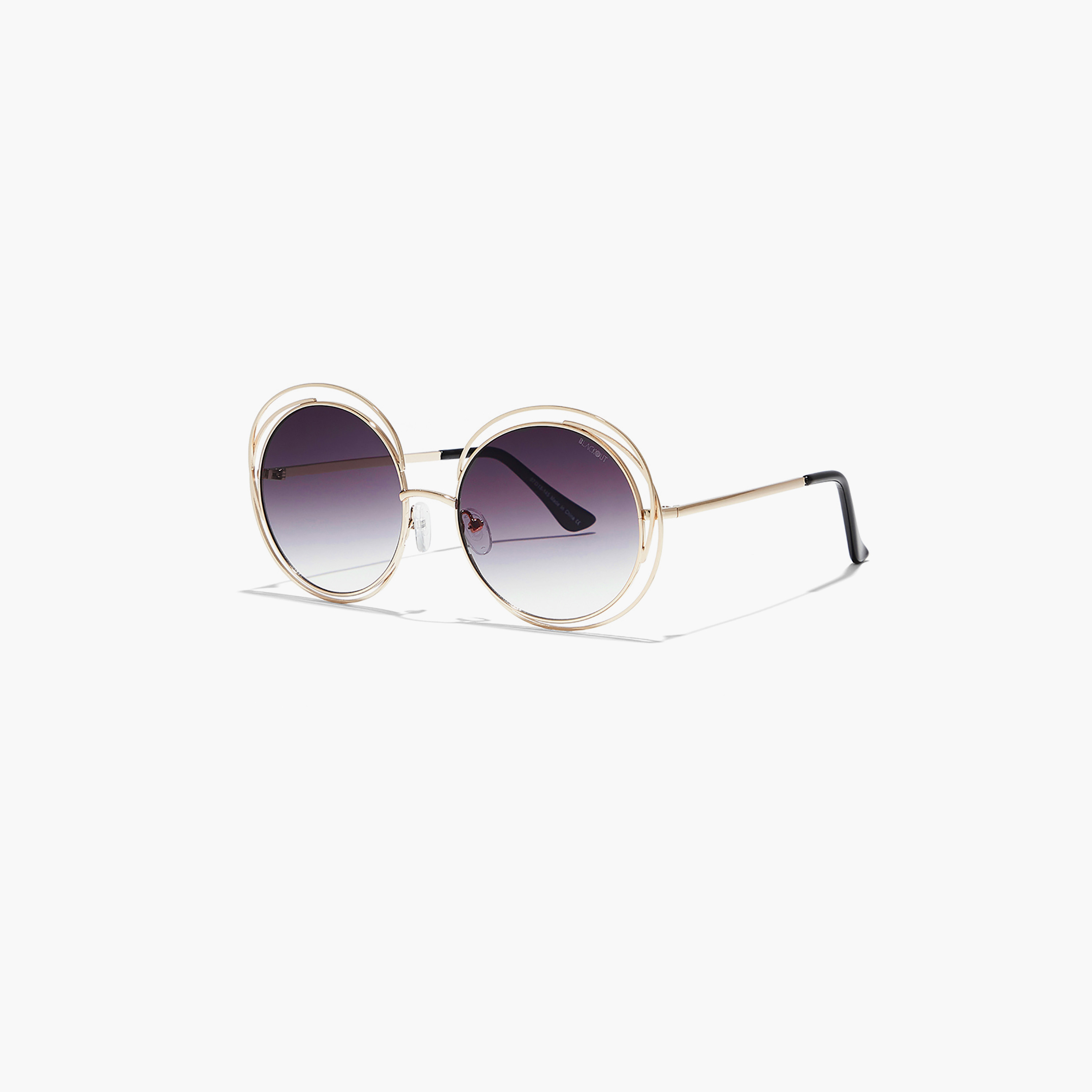 BlackOut AMAYA  Purple 57 mm Round Sunglasses -women-sunglasses-image-1