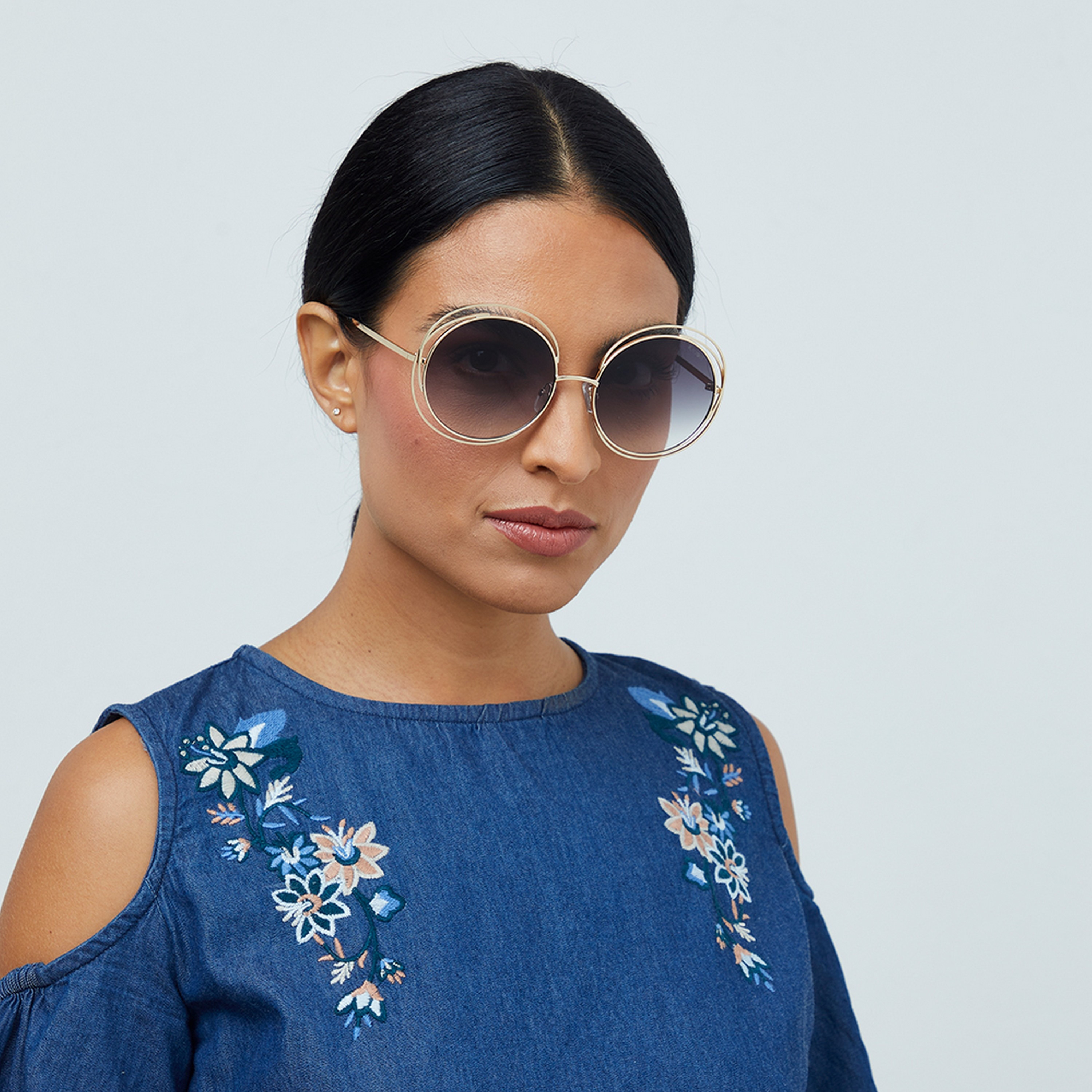 BlackOut AMAYA  Purple 57 mm Round Sunglasses -women-sunglasses-image-4