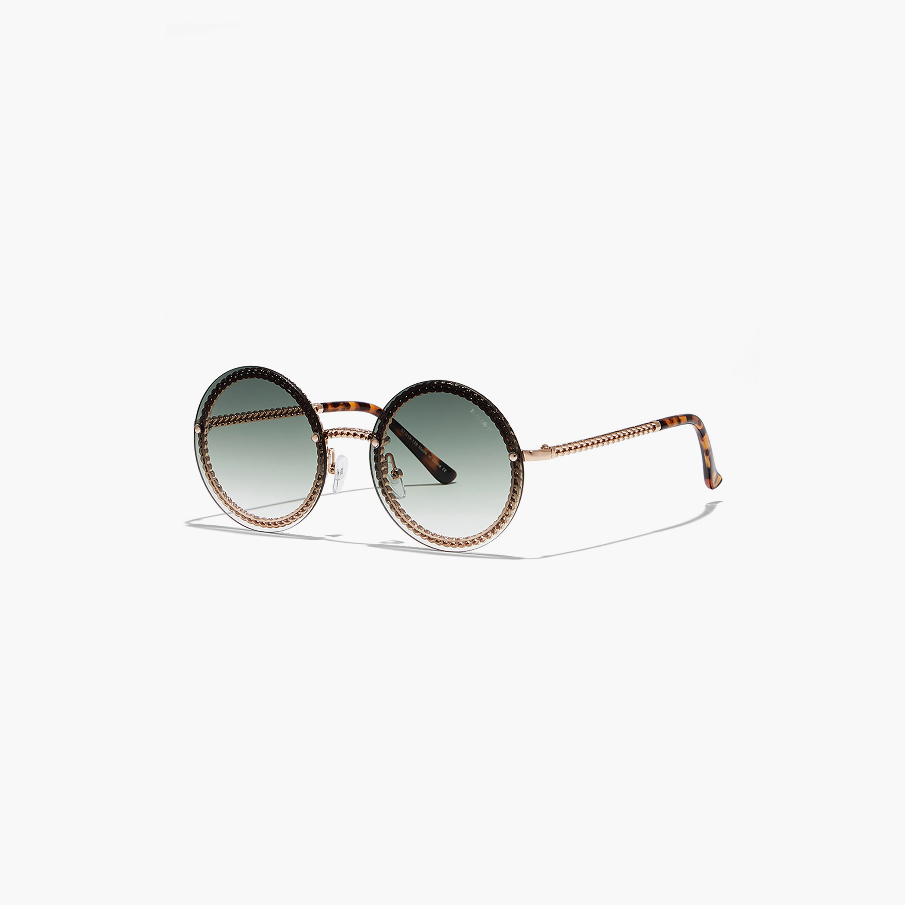 BlackOut RISE  Green 57 mm Round Sunglasses -women-sunglasses-image-1