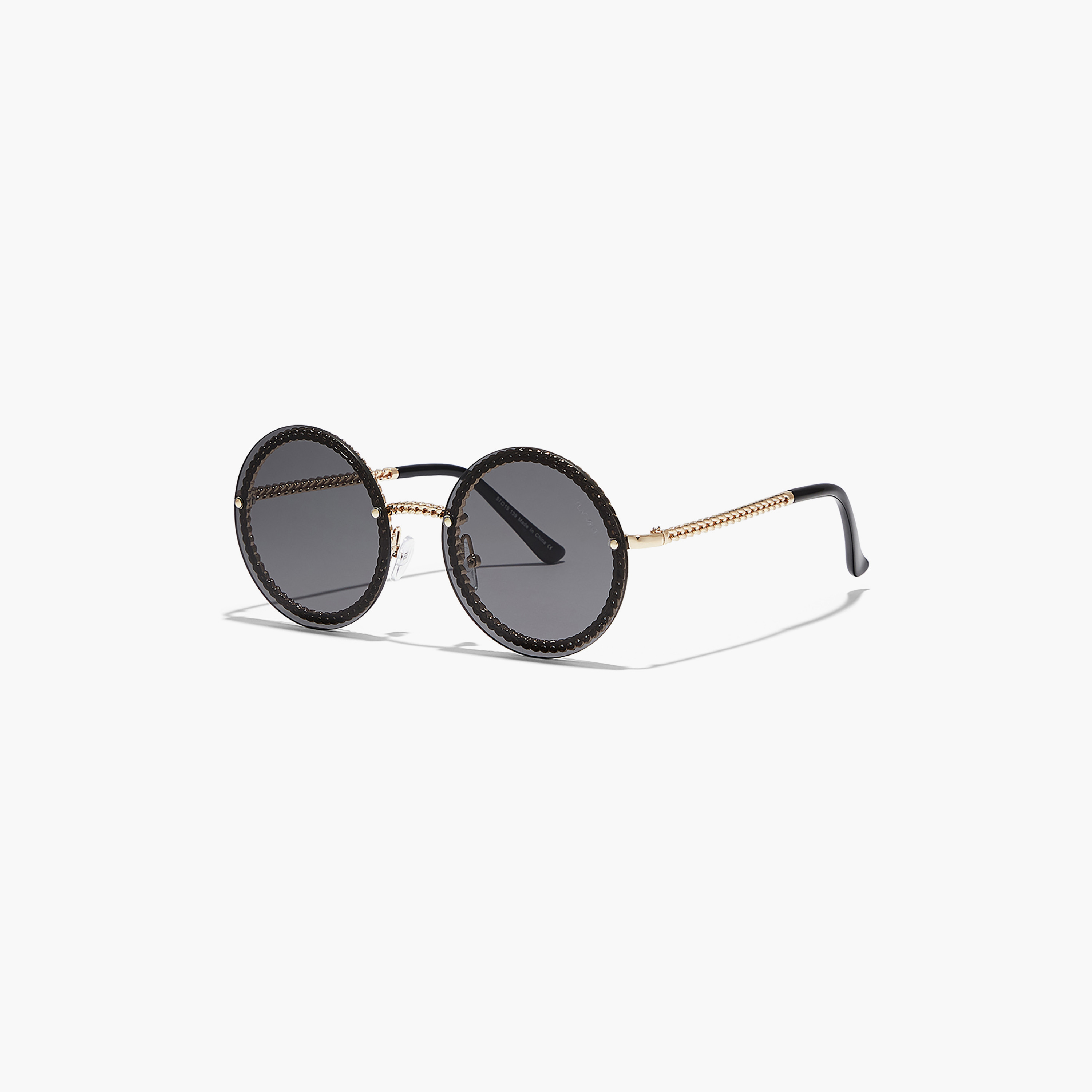 نظارة شمسية سوداء ودائرية من بلاك أوت رايز مع 57 مم -women-sunglasses-image-1