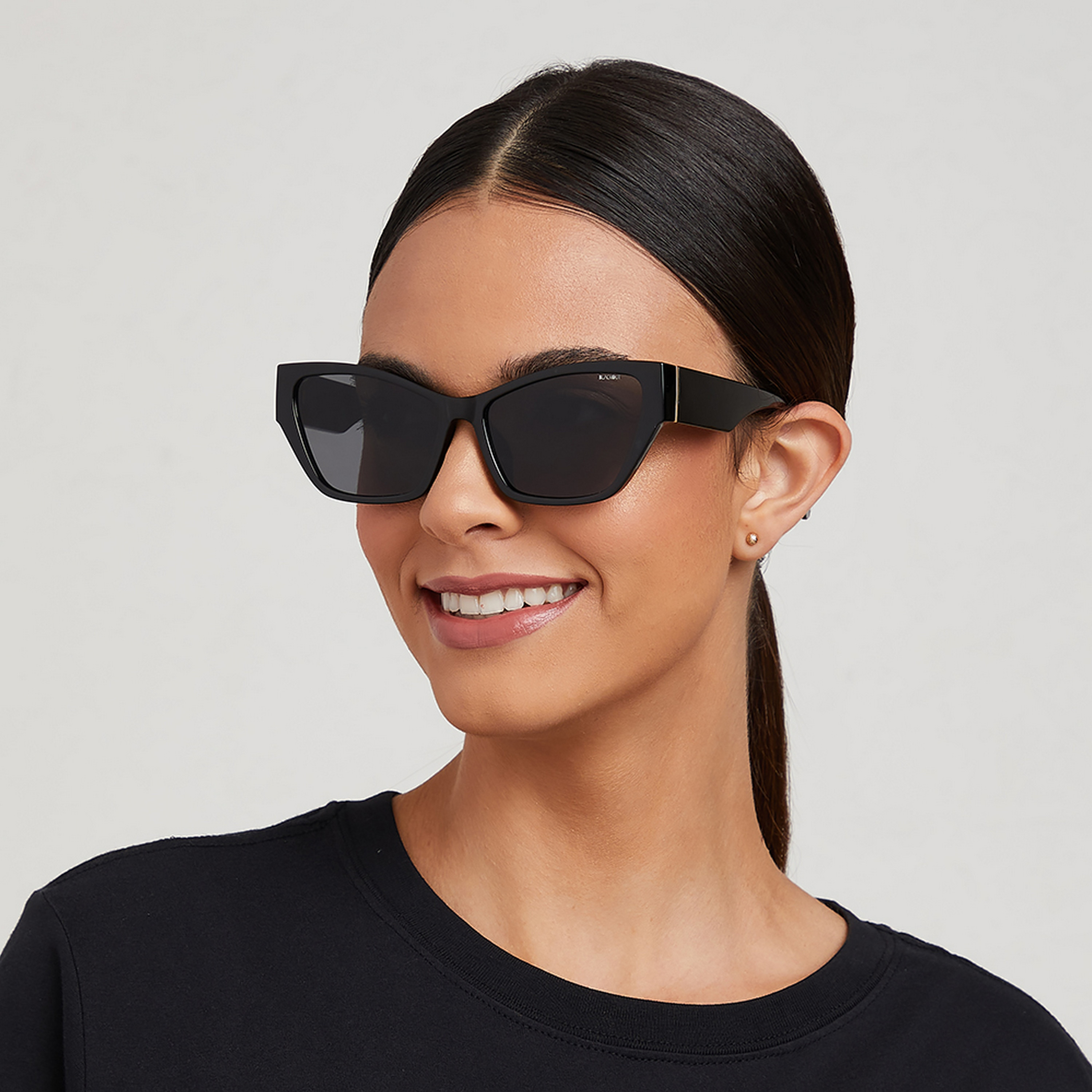 نظارة شمسية سوداء ذات كات آي من بلاك أوت كايلا مع 58 مم -women-sunglasses-image-5
