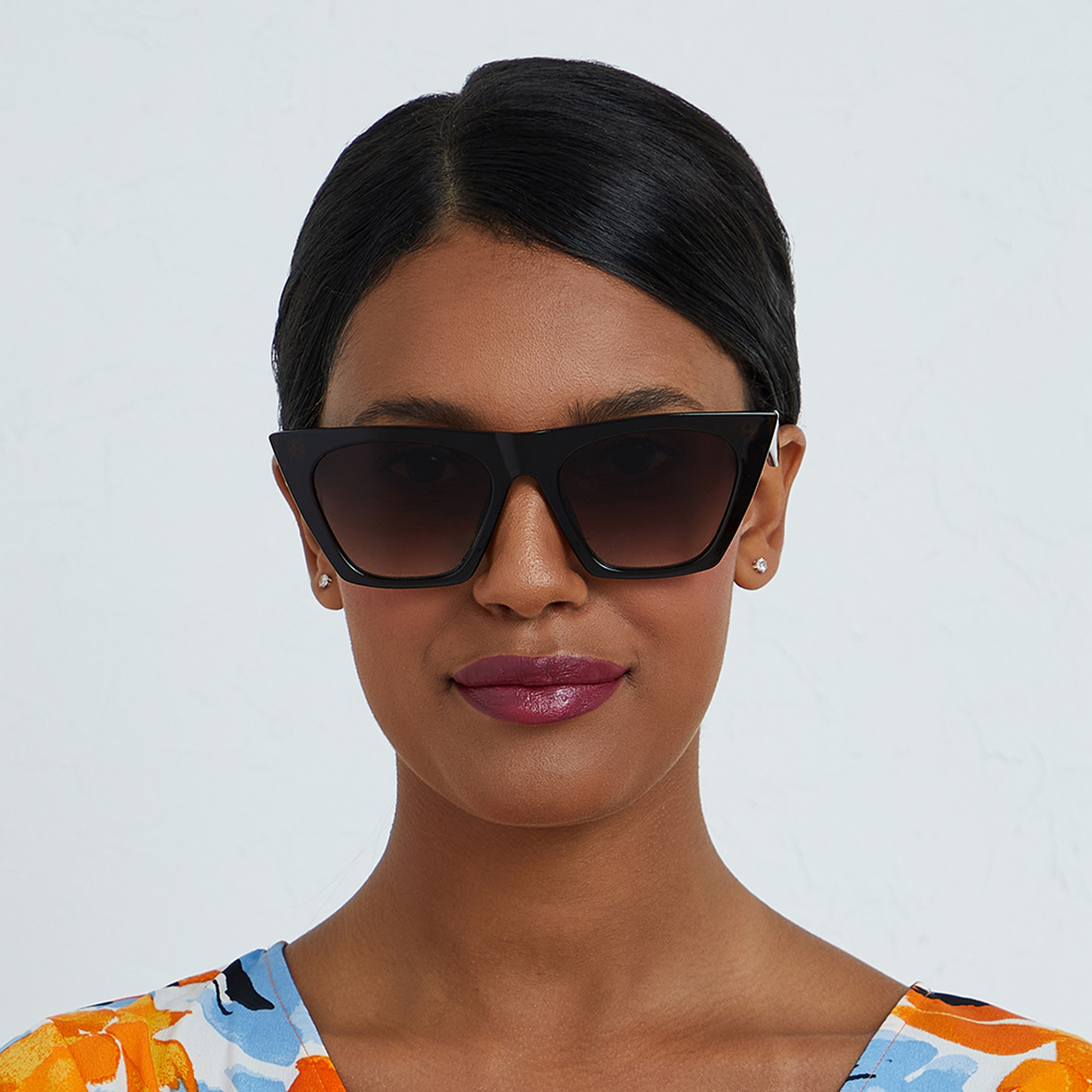 BlackOut LIBERTY  Brown 54 mm Cat Eye Sunglasses -women-sunglasses-image-4