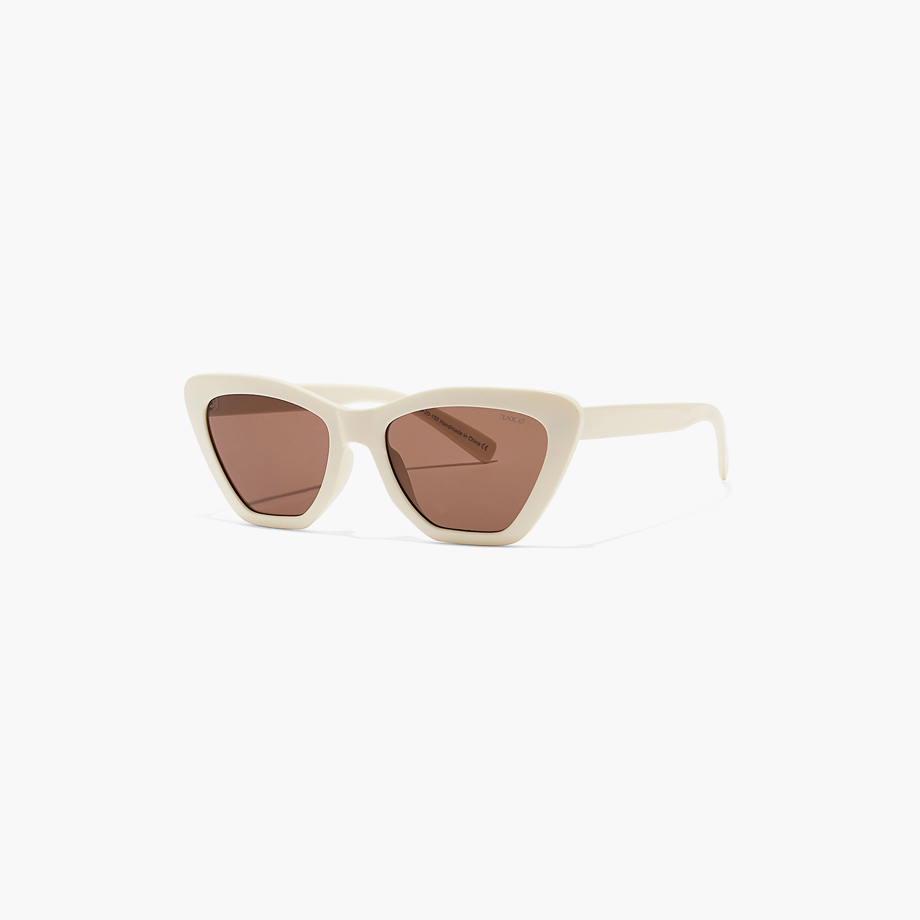 نظارة شمسية وبنية ذات كات آي من بلاك أوت هاتي مع 57 مم -women-sunglasses-image-1