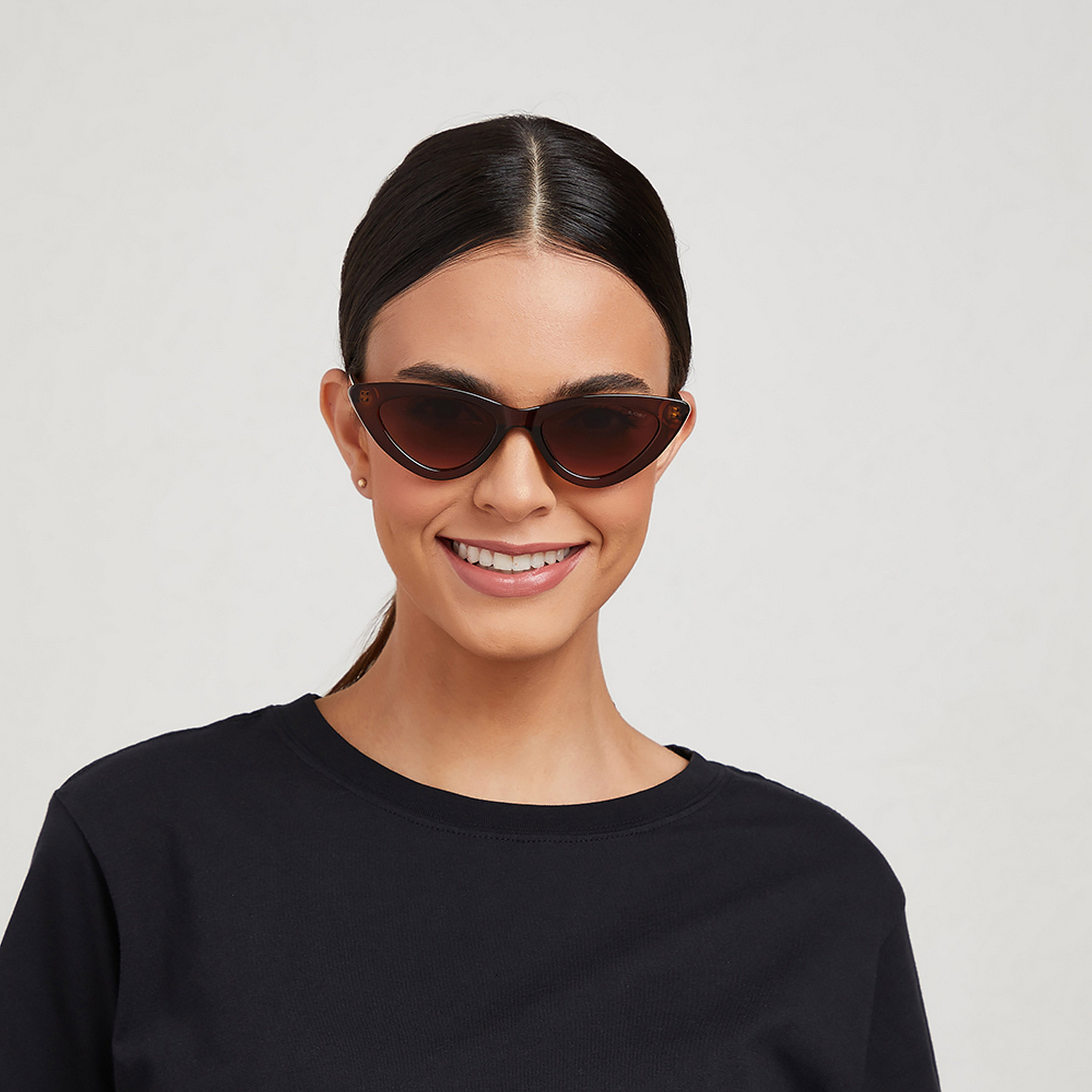 BlackOut GWEN  Brown 52 mm Cat Eye Sunglasses -women-sunglasses-image-5
