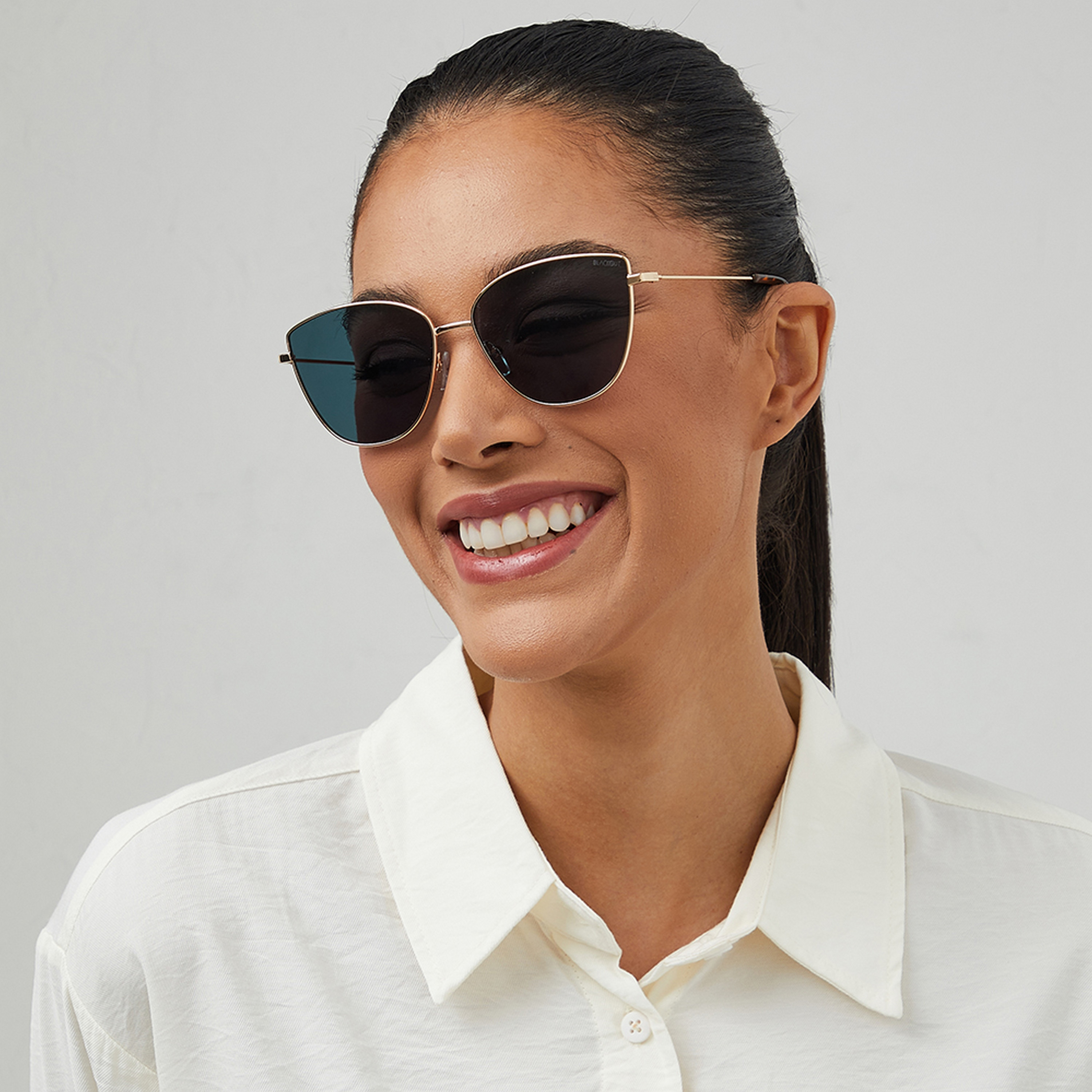نظارة شمسية خضراء ذات كات آي من بلاك أوت سيليب مع 59 مم -women-sunglasses-image-4