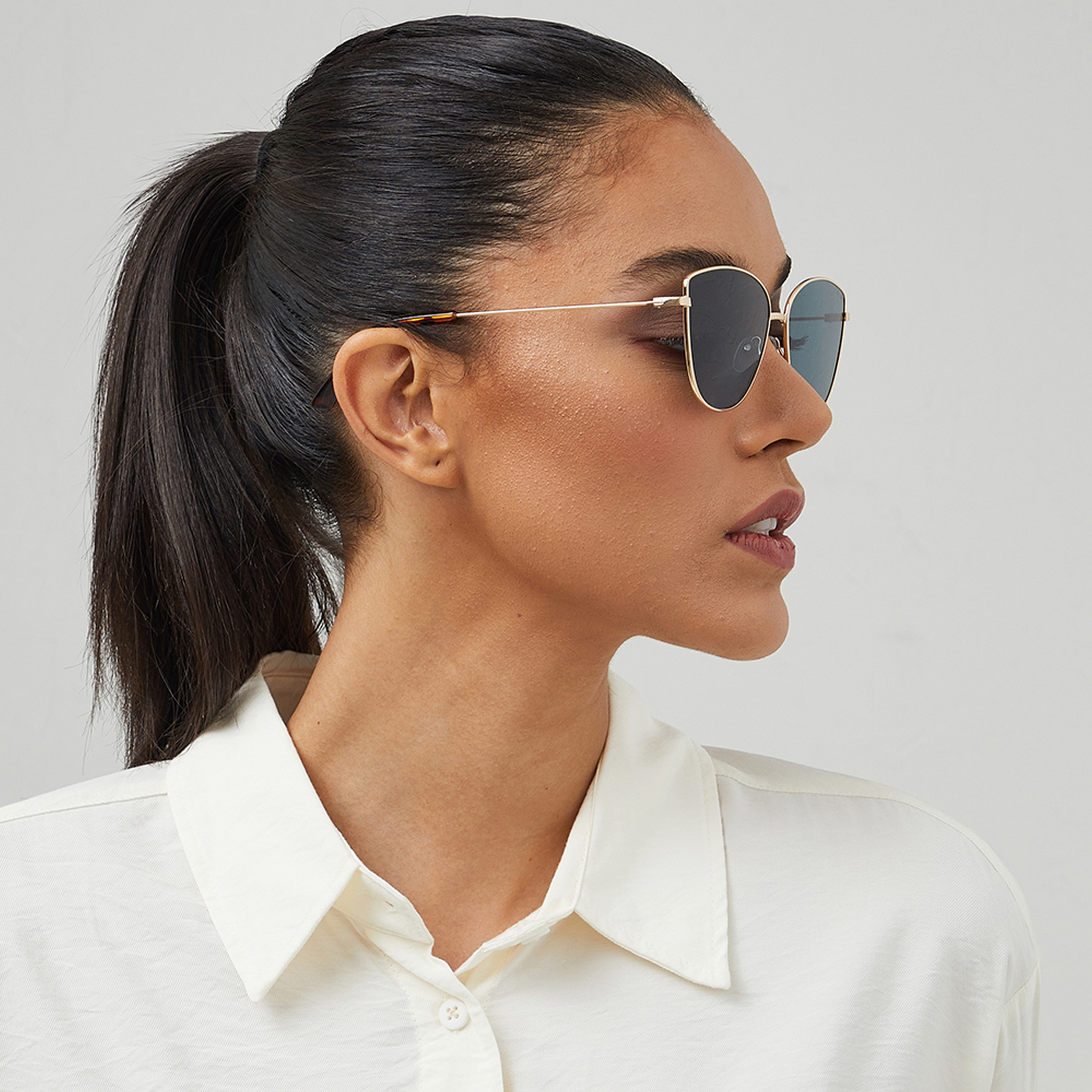 نظارة شمسية خضراء ذات كات آي من بلاك أوت سيليب مع 59 مم -women-sunglasses-image-5