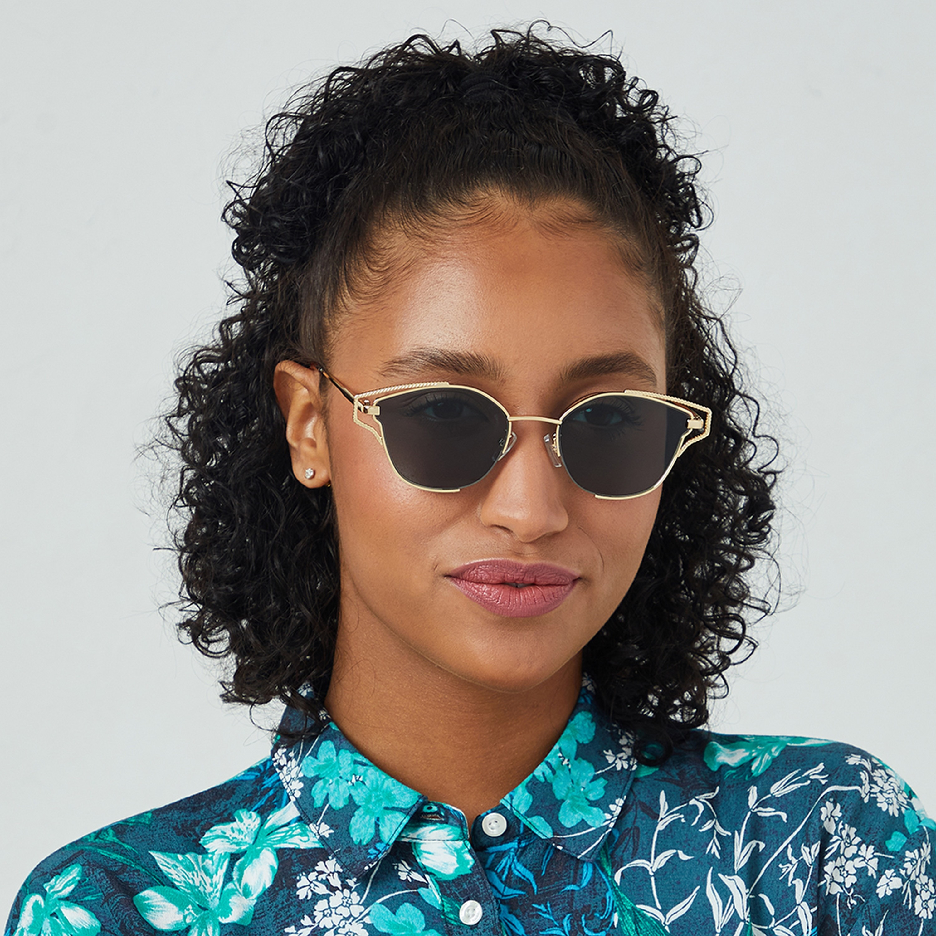 BlackOut HYPATIA  Green 54 mm Cat Eye Sunglasses -women-sunglasses-image-4