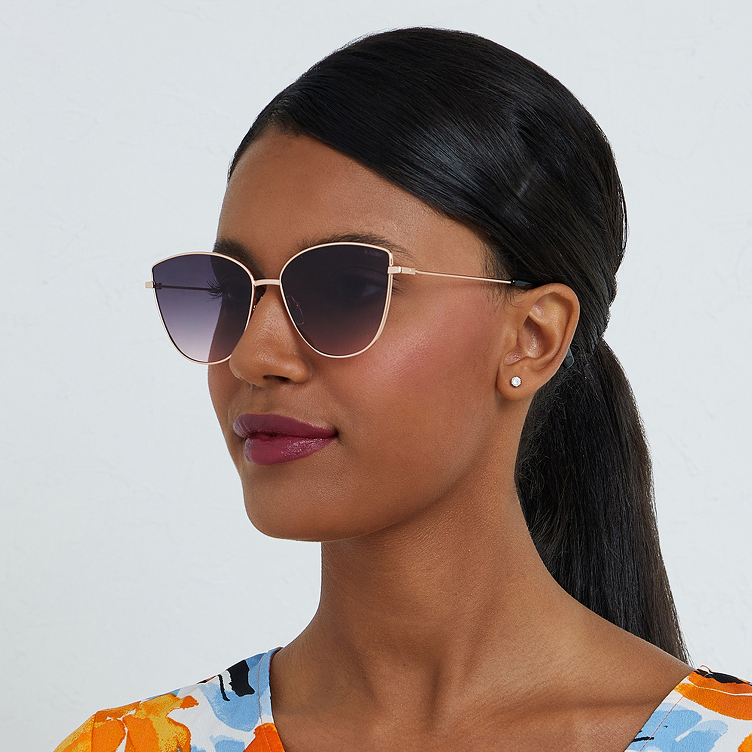 BlackOut CELEB  Blue 59 mm Cat Eye Sunglasses -women-sunglasses-image-5