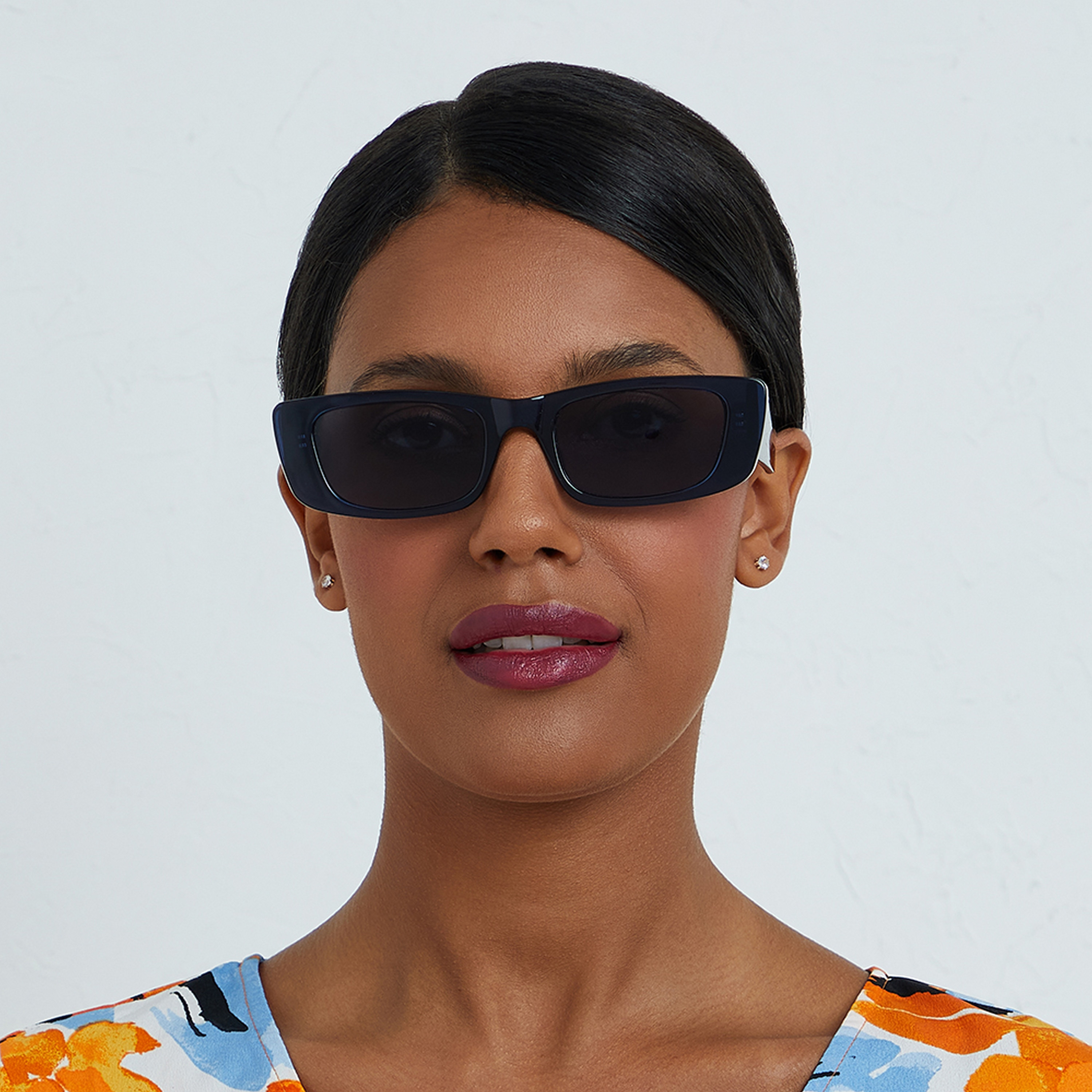 BlackOut MANHATTAN  Blue 52 mm Rectangle Sunglasses -women-sunglasses-image-4