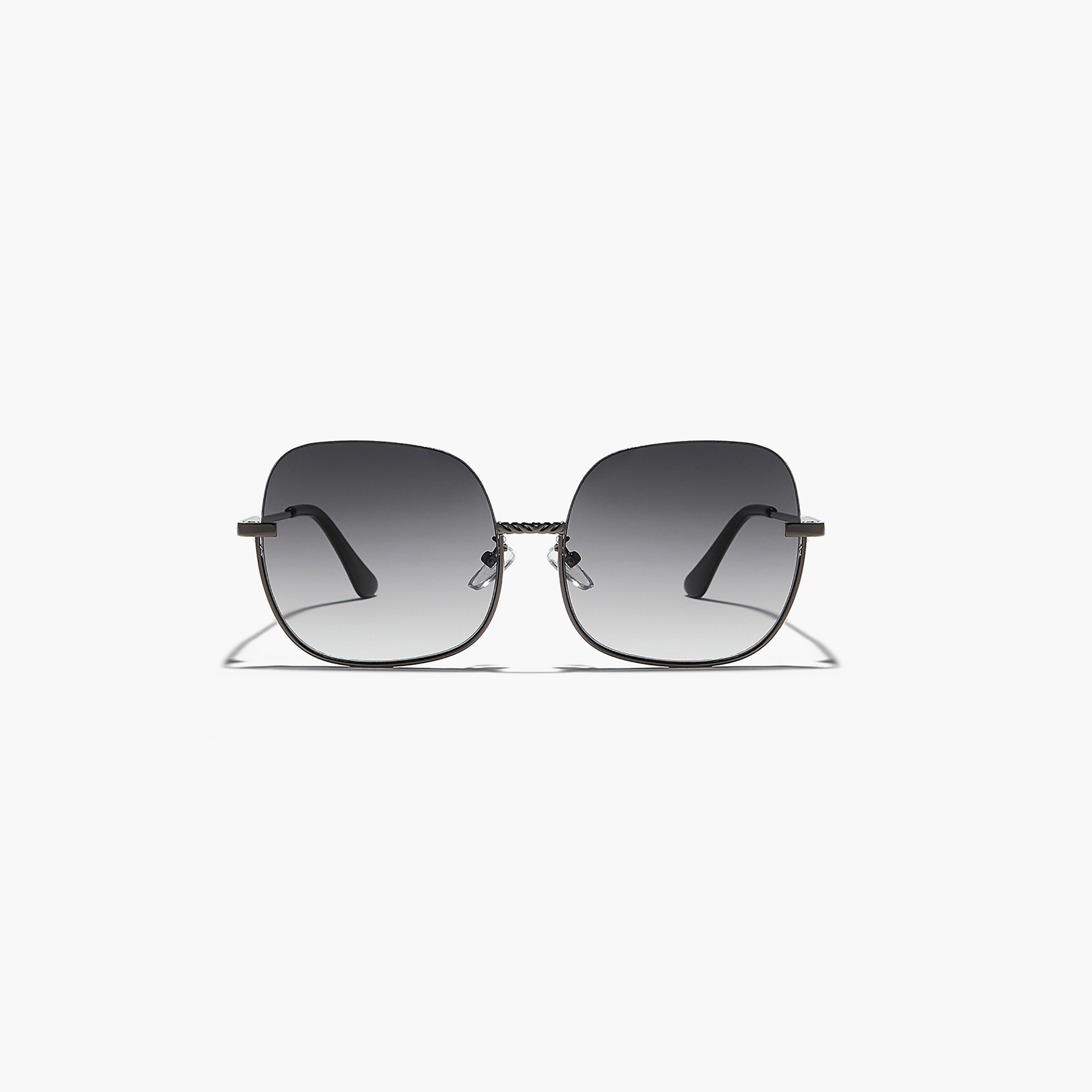 BlackOut GEO  Black 59 mm Square Sunglasses -women-sunglasses-image-3