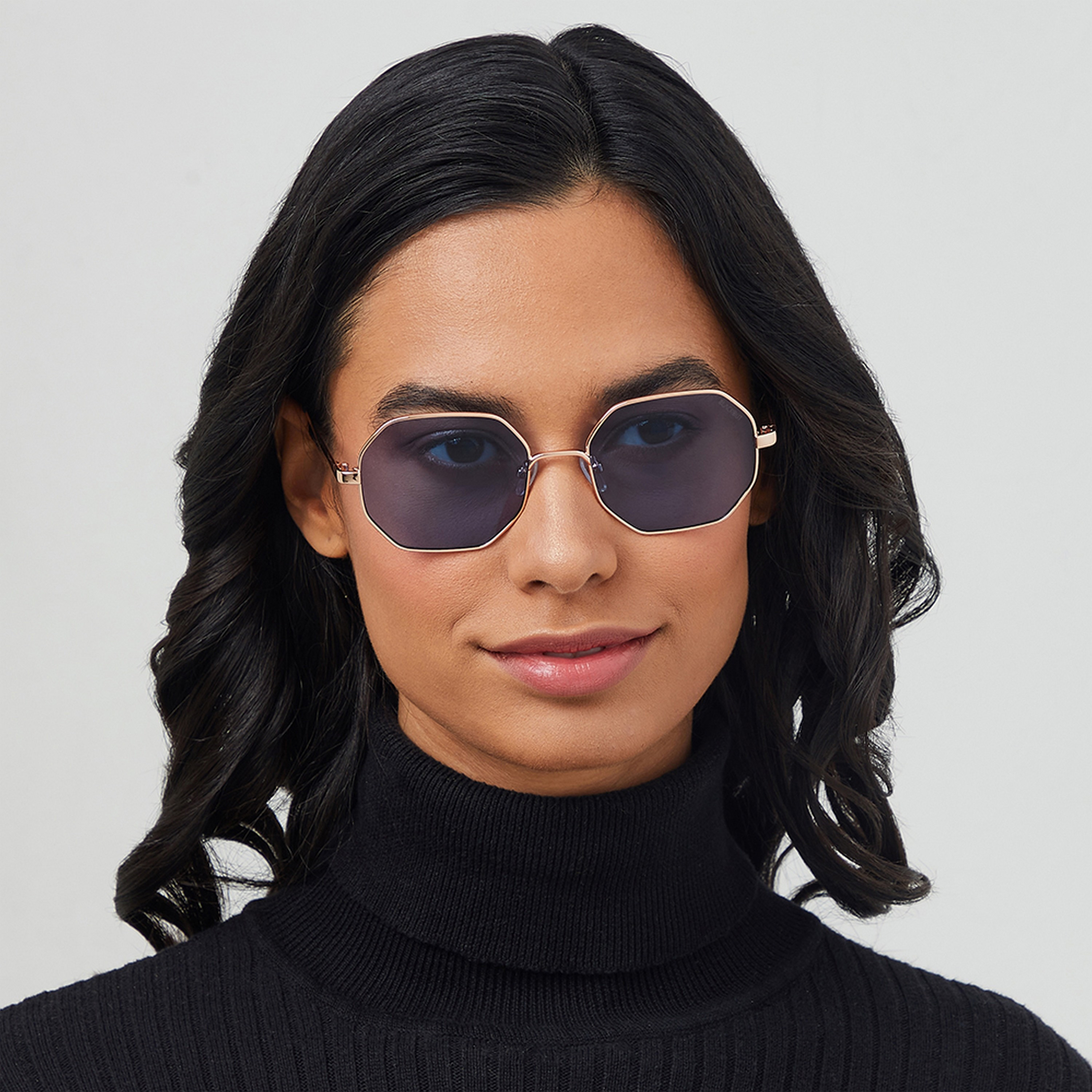 BlackOut FAMOUS  Blue 53 mm Geometric Sunglasses -women-sunglasses-image-5