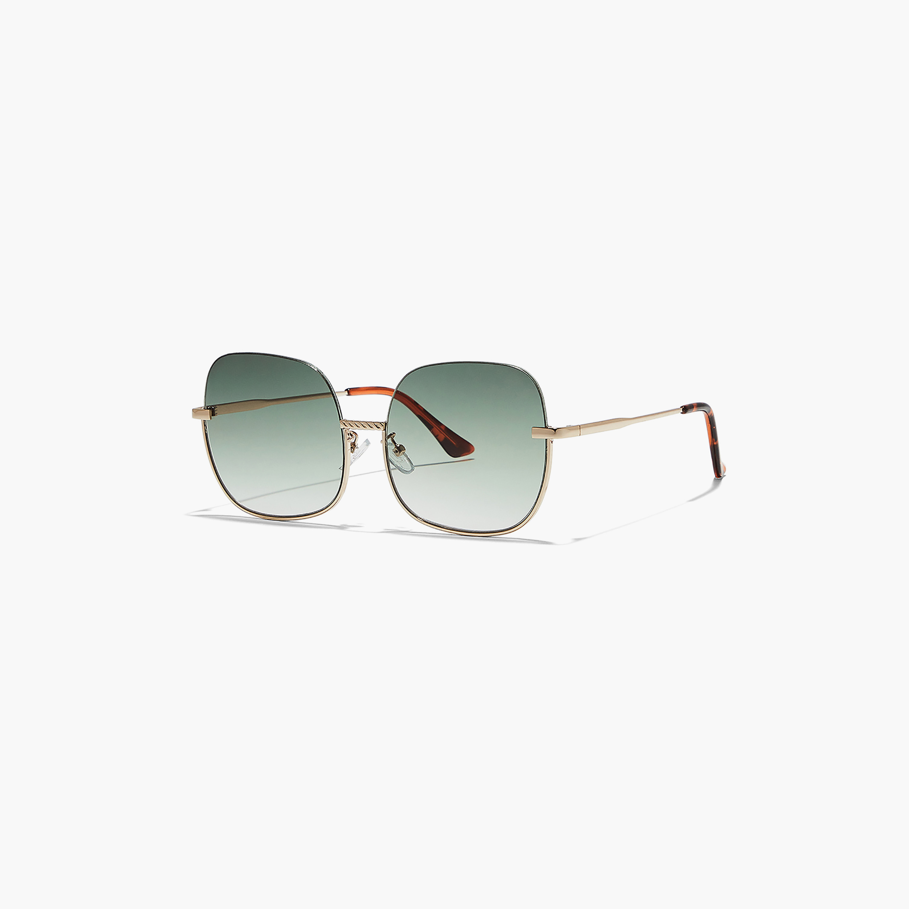 نظارة شمسية خضراء مربعة مع 59 مم من بلاك أوت جيو -women-sunglasses-image-1