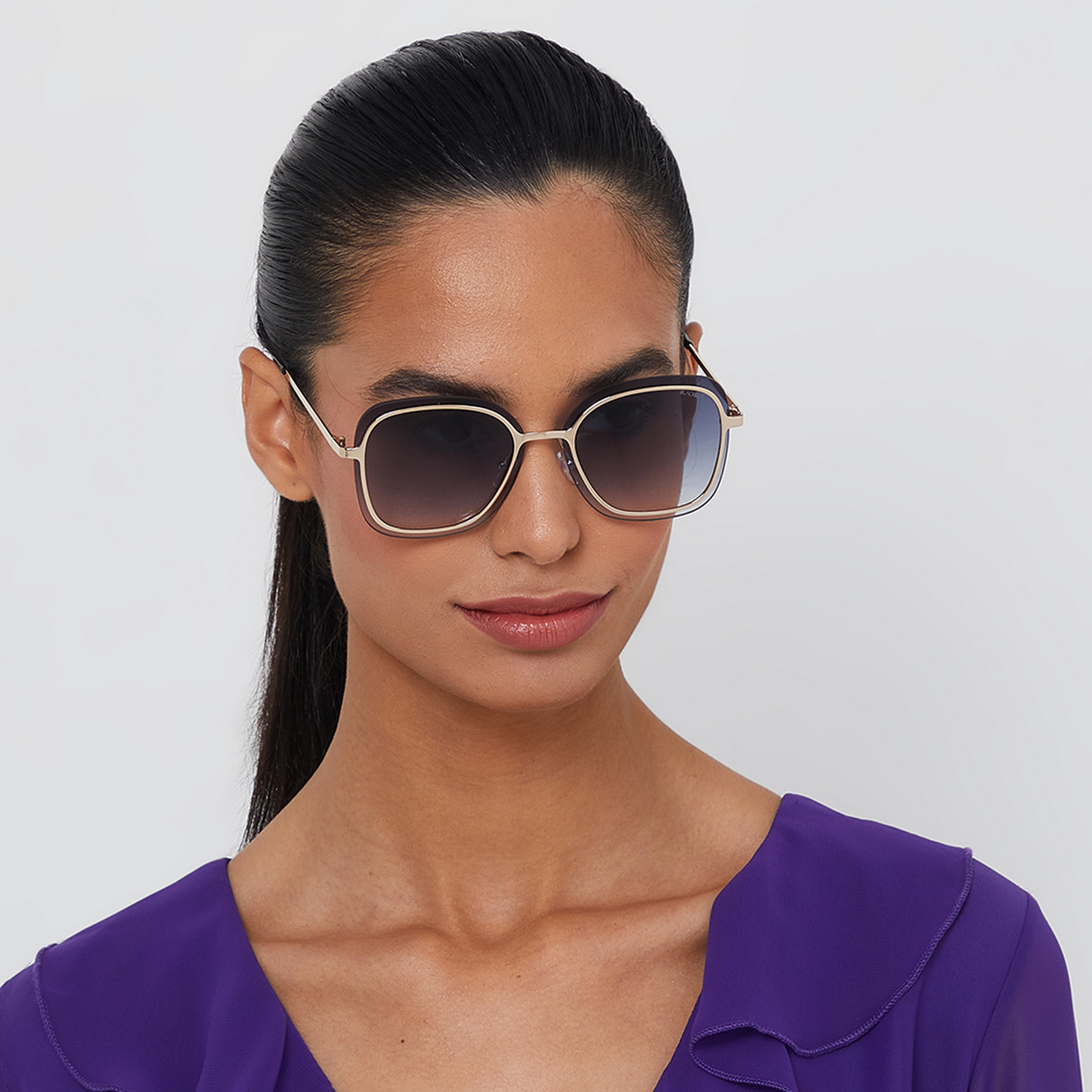 نظارة شمسية زرقاء مربعة من بلاك أوت ماري جين مع 61 مم -women-sunglasses-image-4