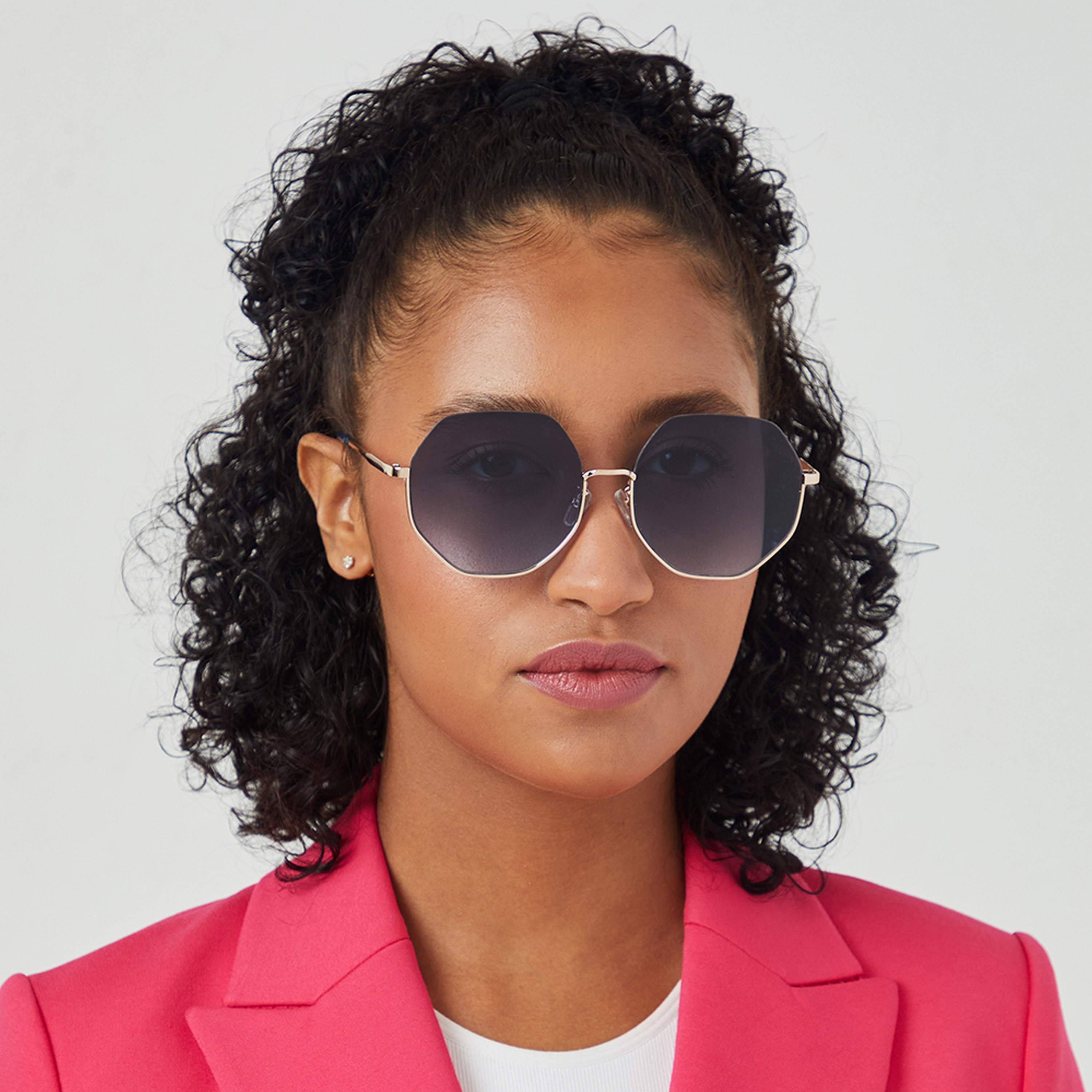 نظارة شمسية زرقاء هندسية مع 58 مم من بلاك أوت هيكسا -women-sunglasses-image-4