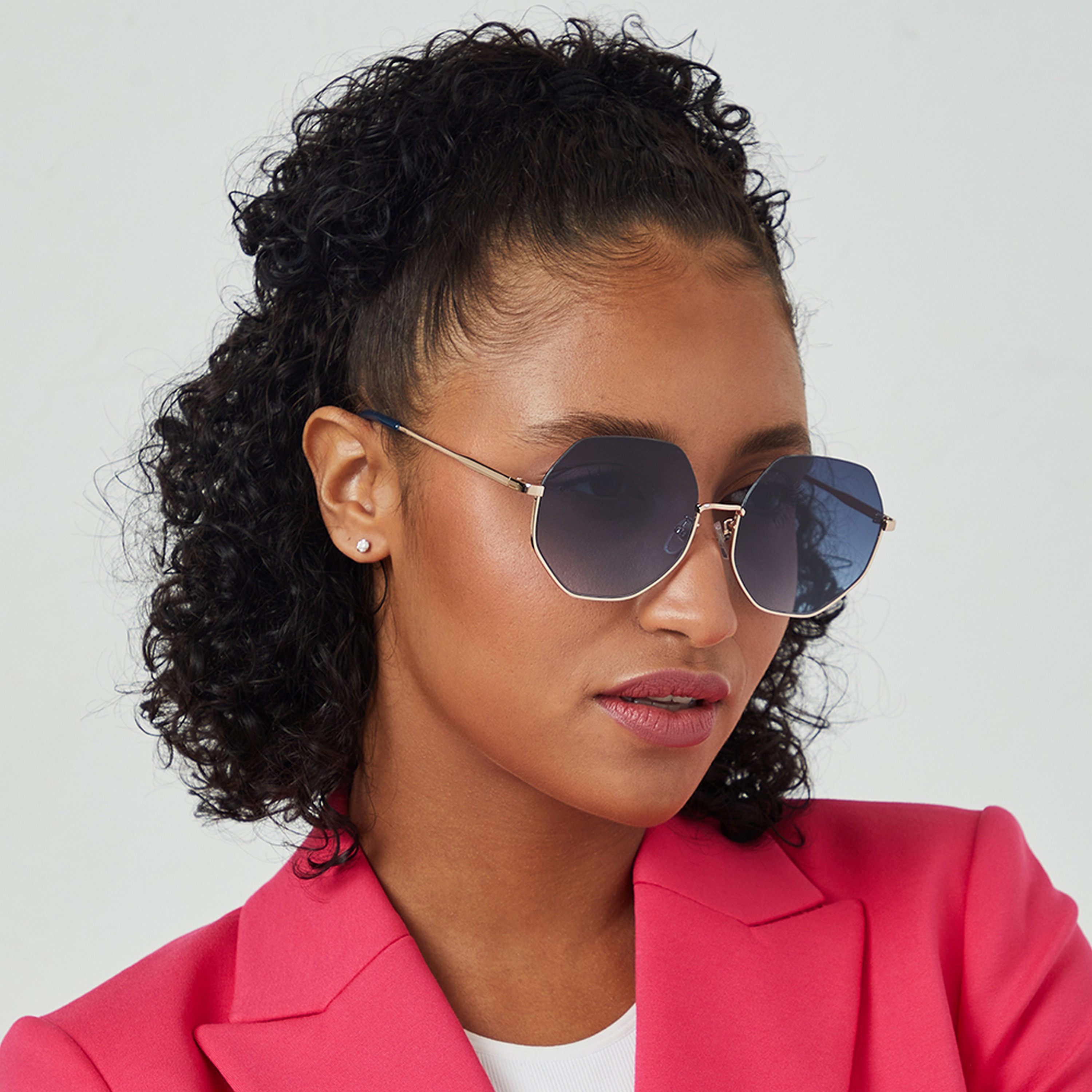 نظارة شمسية زرقاء هندسية مع 58 مم من بلاك أوت هيكسا -women-sunglasses-image-5