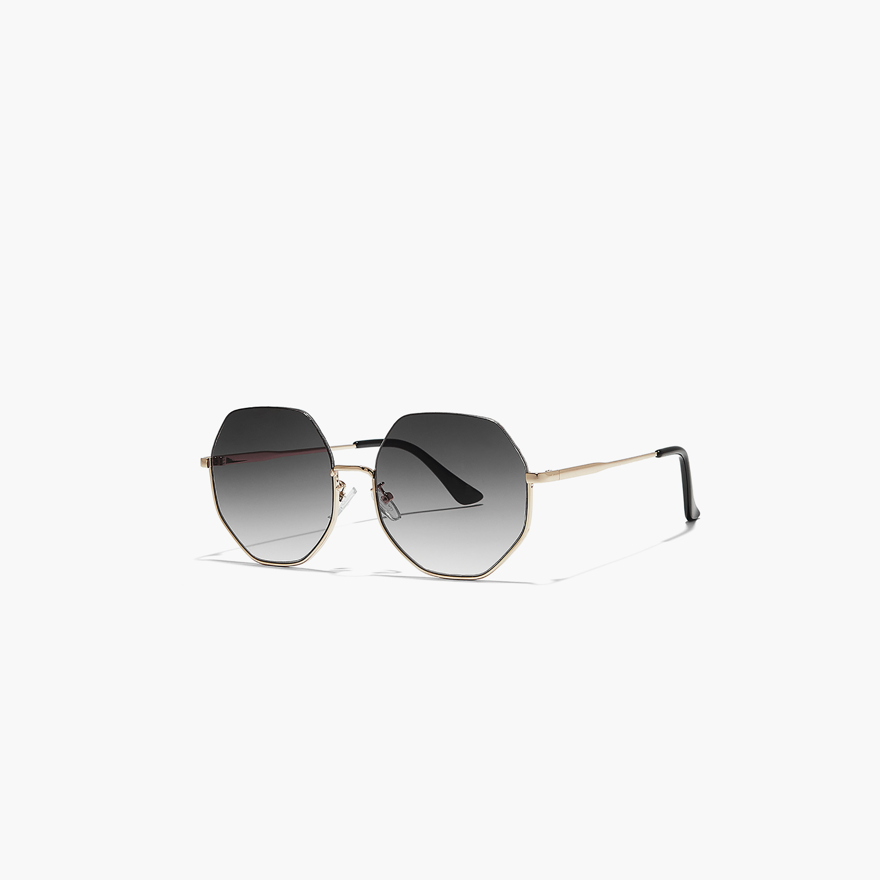 نظارة شمسية سوداء هندسية مع 58 مم من بلاك أوت هيكسا -women-sunglasses-image-1