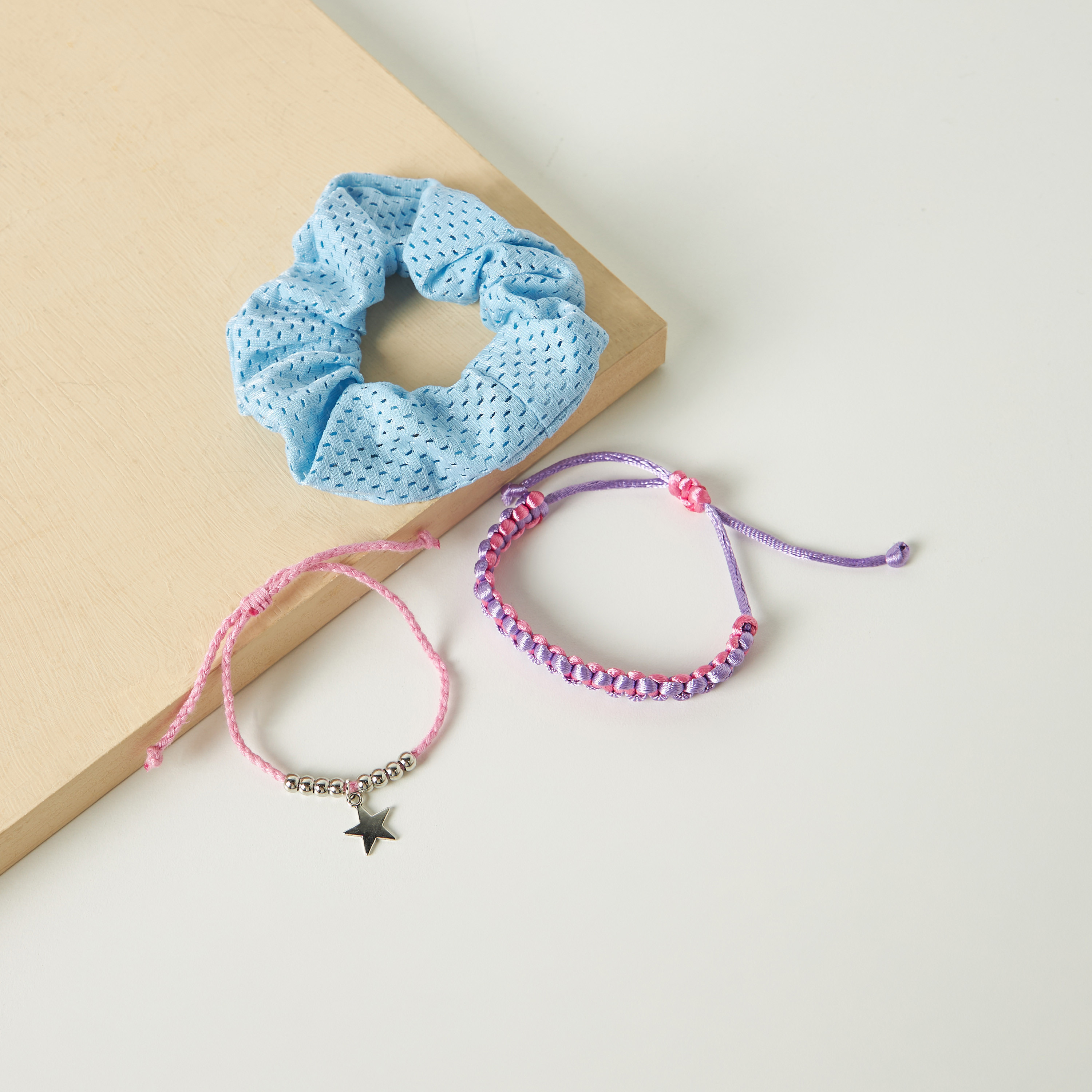 Charmz 3-Piece Bracelet and Scrunchie Set-girls-accessories-hairaccessories-image-1