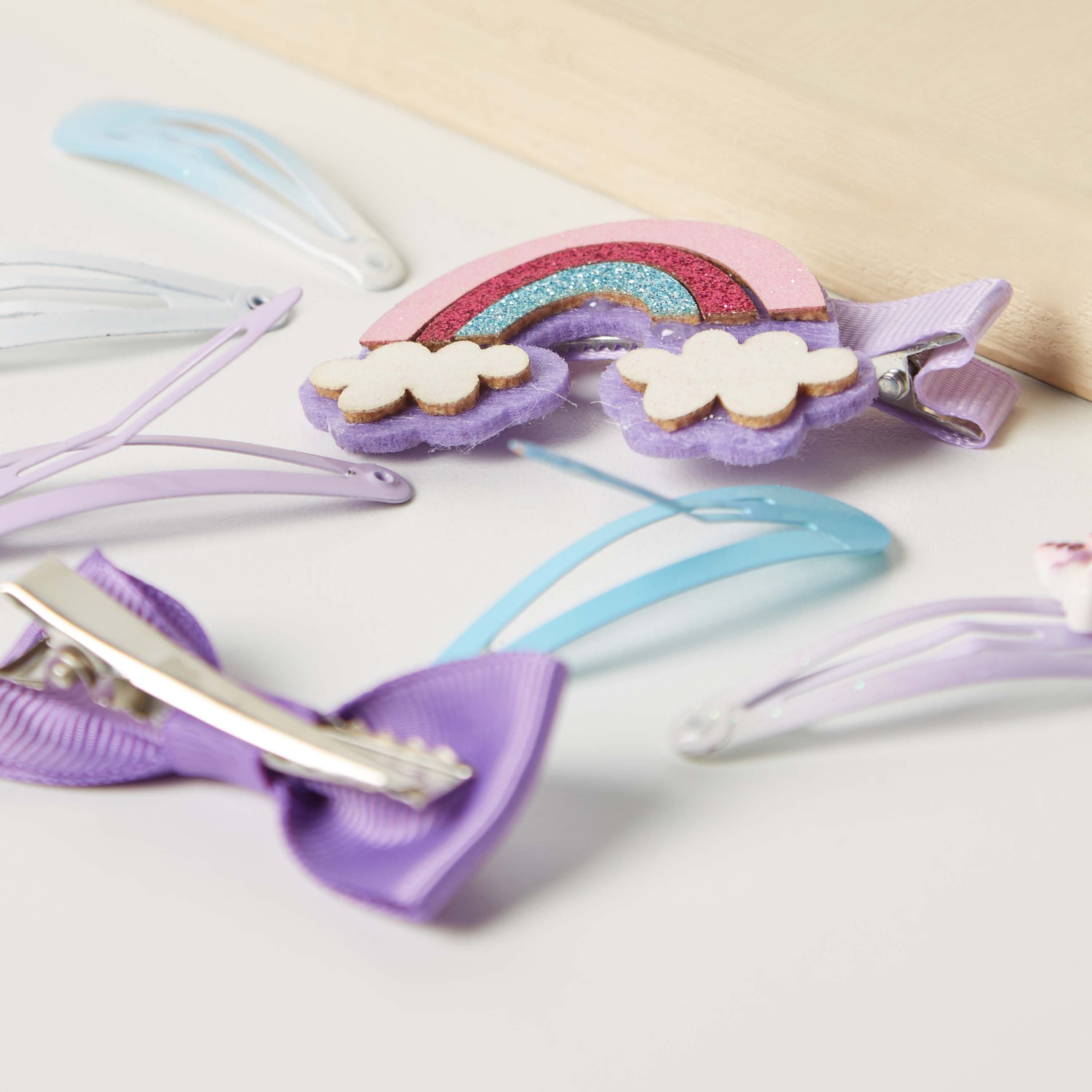 مشابك شعر متنوعة من تشارمز - طقم من 7 قطع-girls-accessories-hairaccessories-image-3