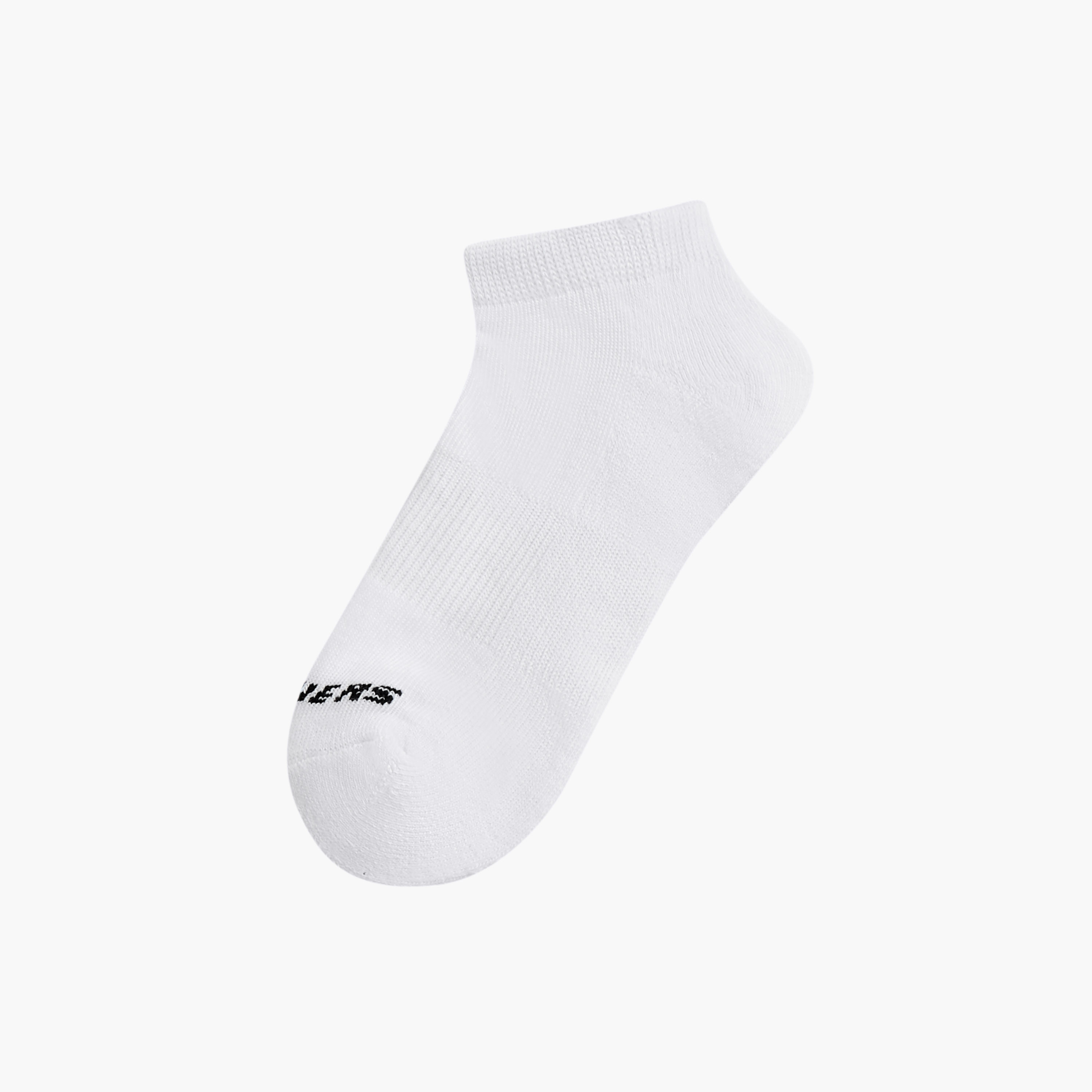 طقم جوارب بطول الكاحل 3 أزواج سادة من سكيتشرز-girls-accessories-socks-image-2