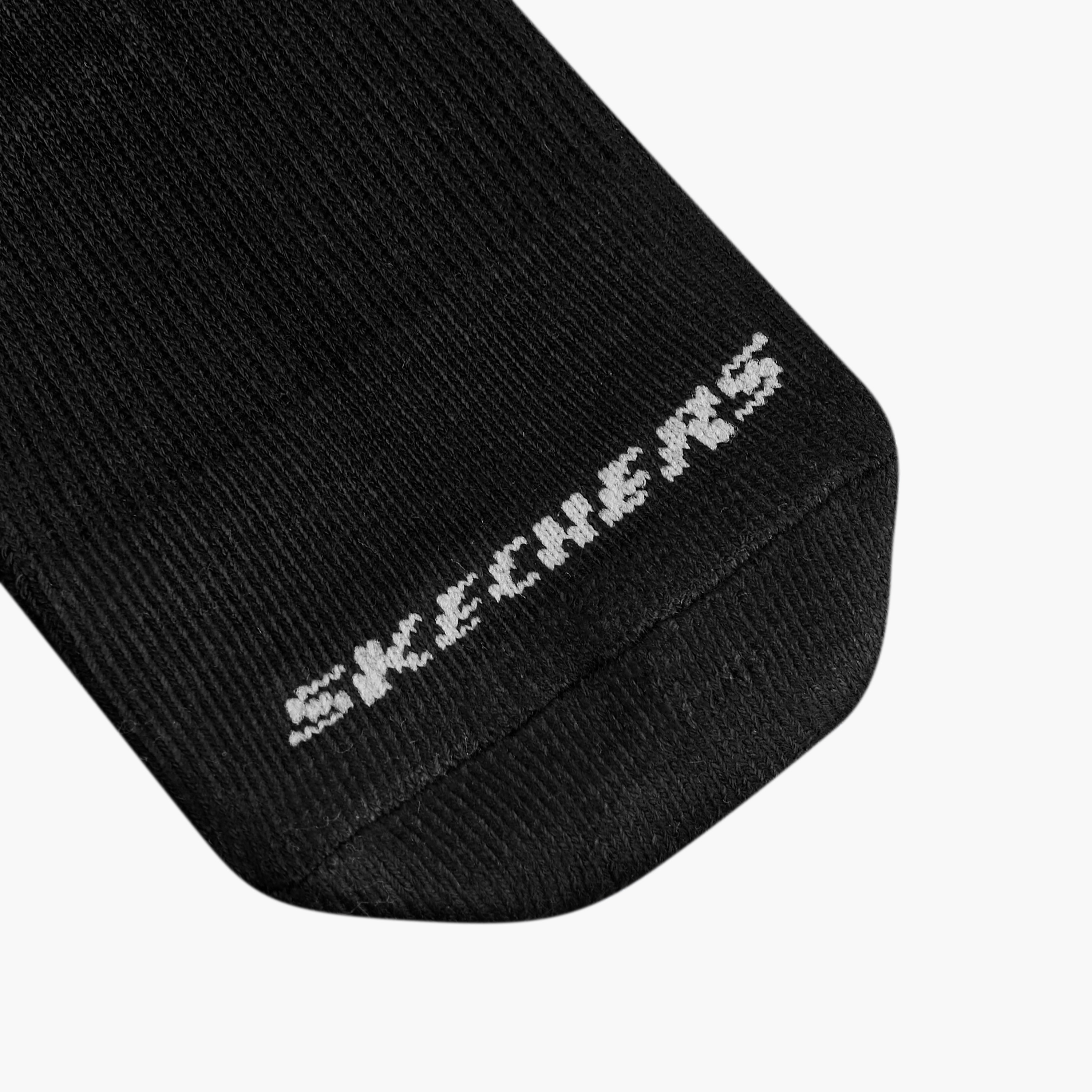 طقم جوارب بطول الكاحل 3 أزواج سادة من سكيتشرز-girls-accessories-socks-image-5