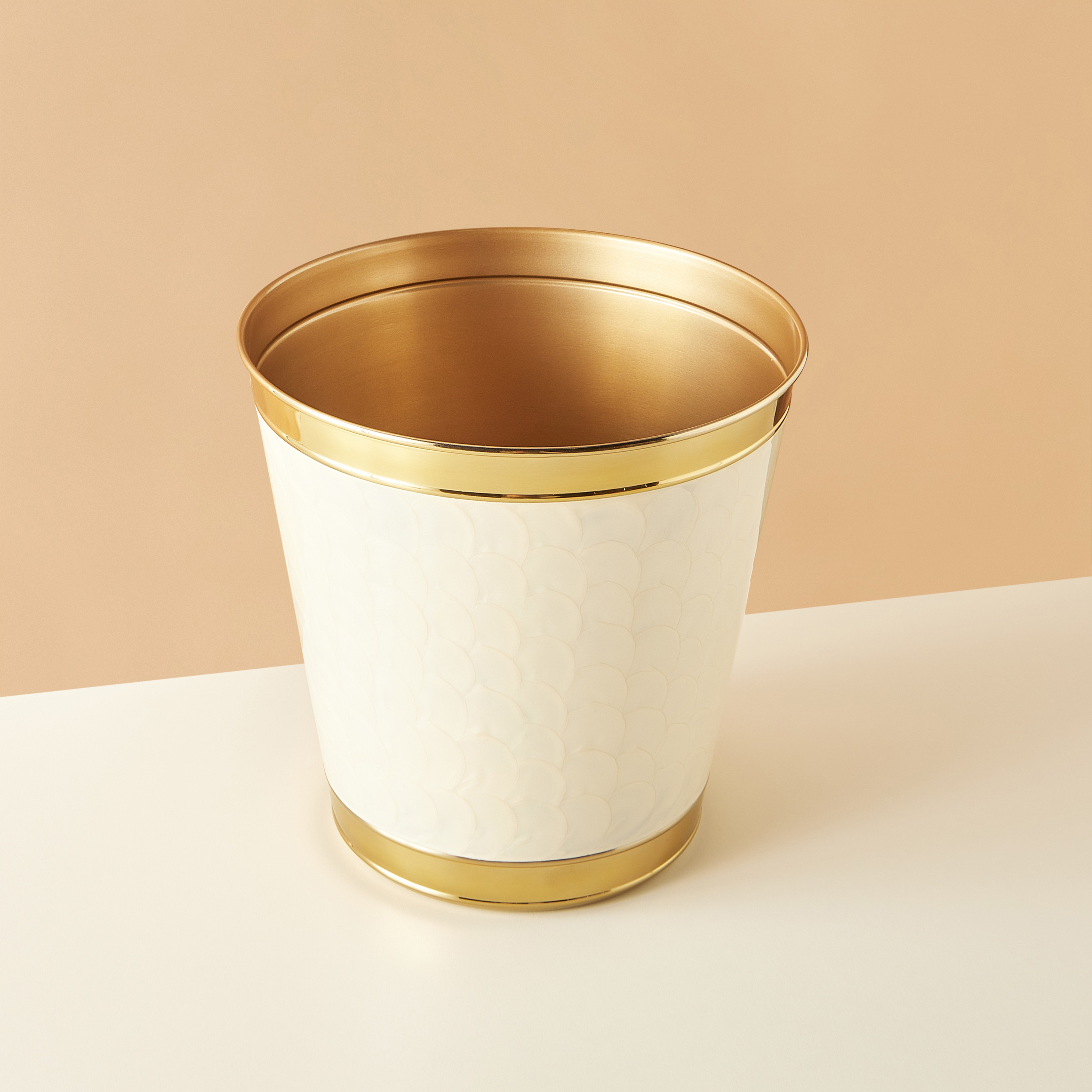 Hand-Painted Enamelled Waste Bin-household-bathandlaundry-wastebinsandaccessories-image-2