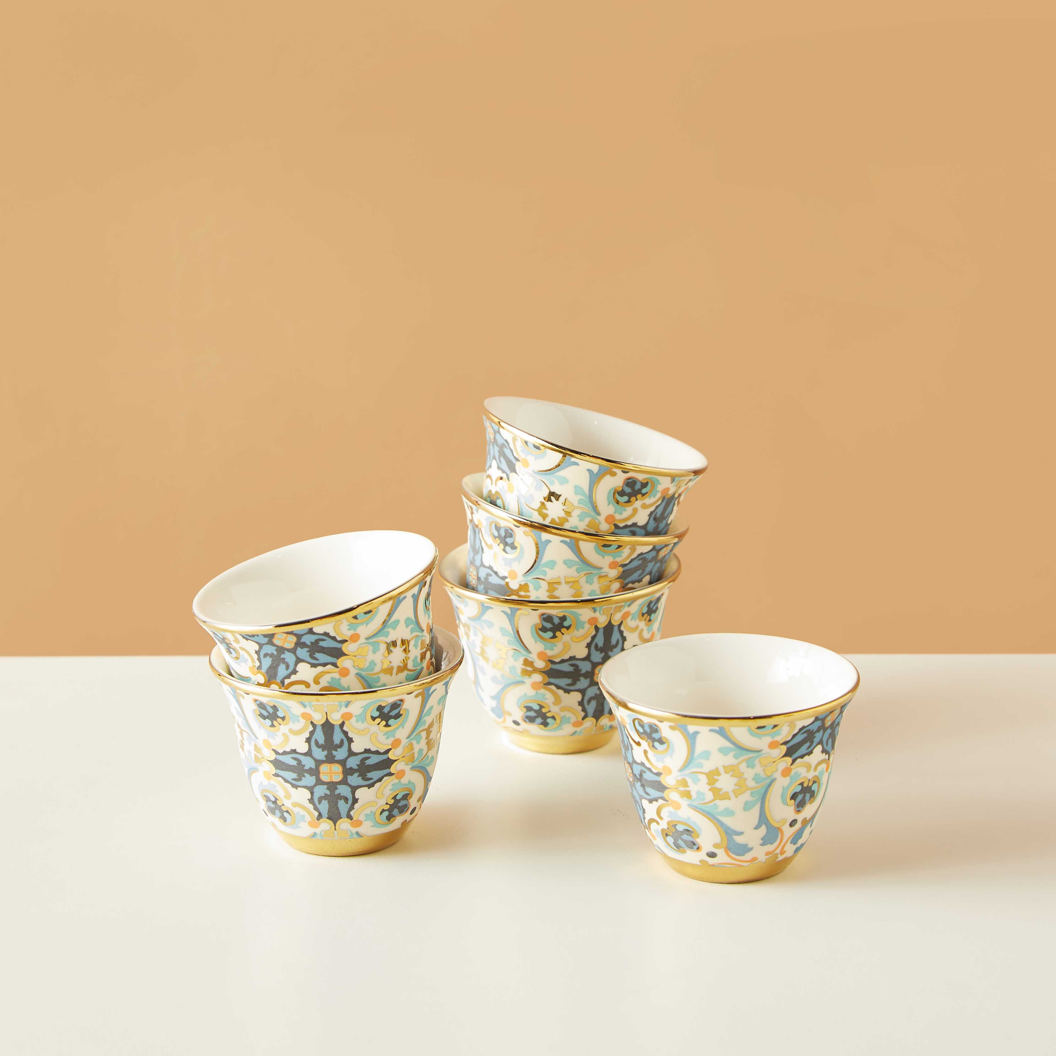 أكواب قهوة خزف صيني بطبعات-household-dining-teaandcoffee-teaandcoffeesets-image-2