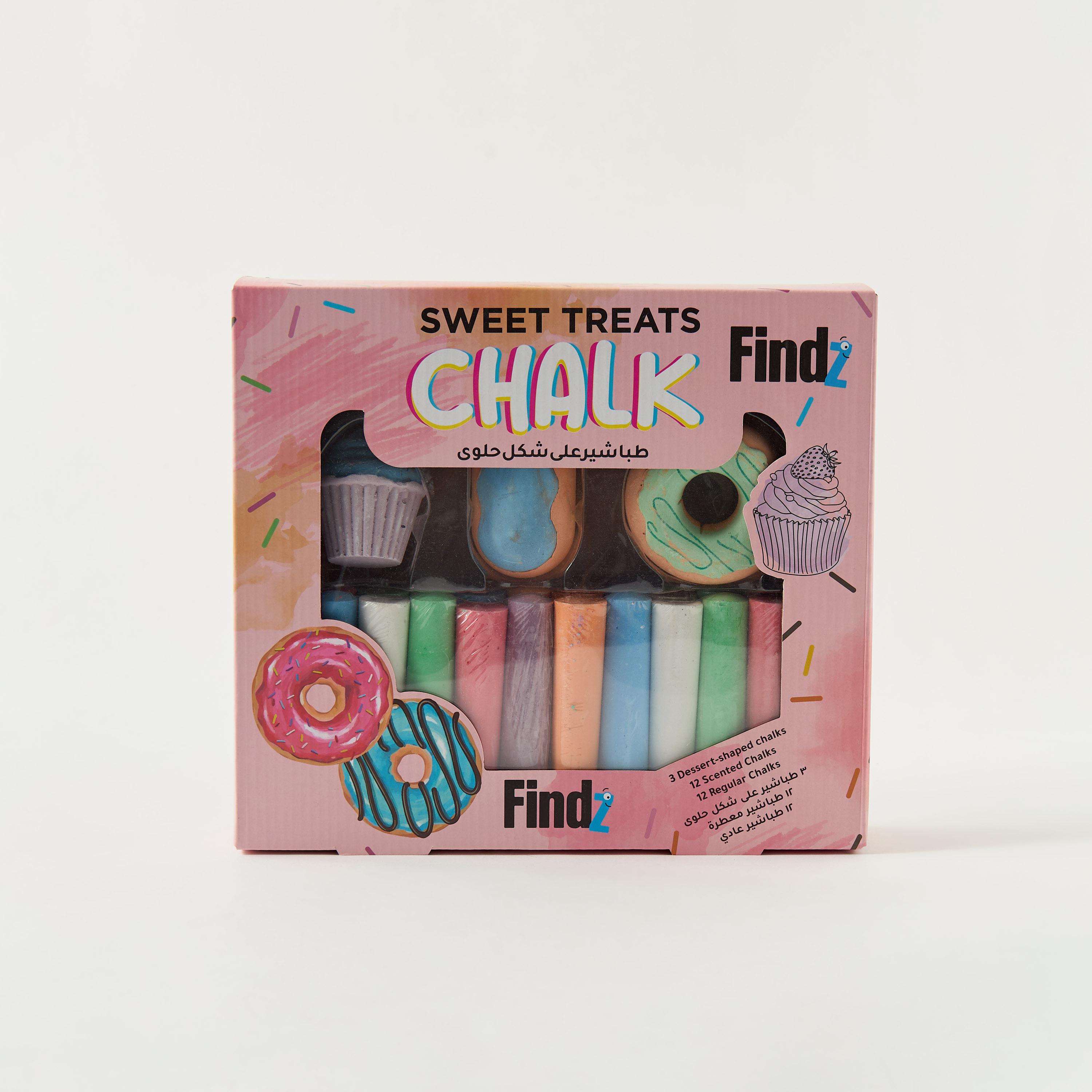Findz Sweet Treats 27-Piece Chalk Set-school-stationery-accessories-image-1