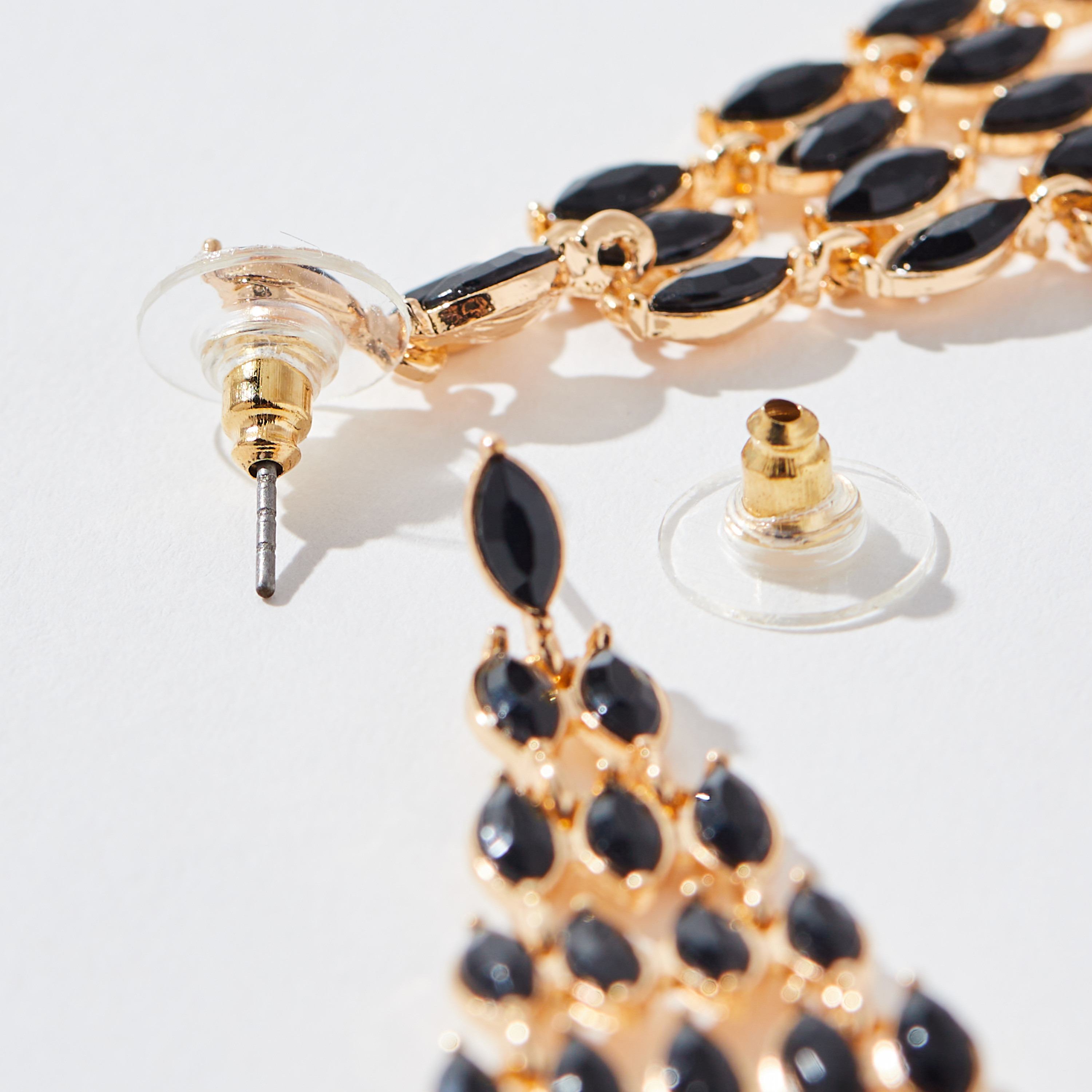 Embellished Dangler Earrings with Push Back Closure-women-watchesandjewellery-jewellery-earrings-image-3