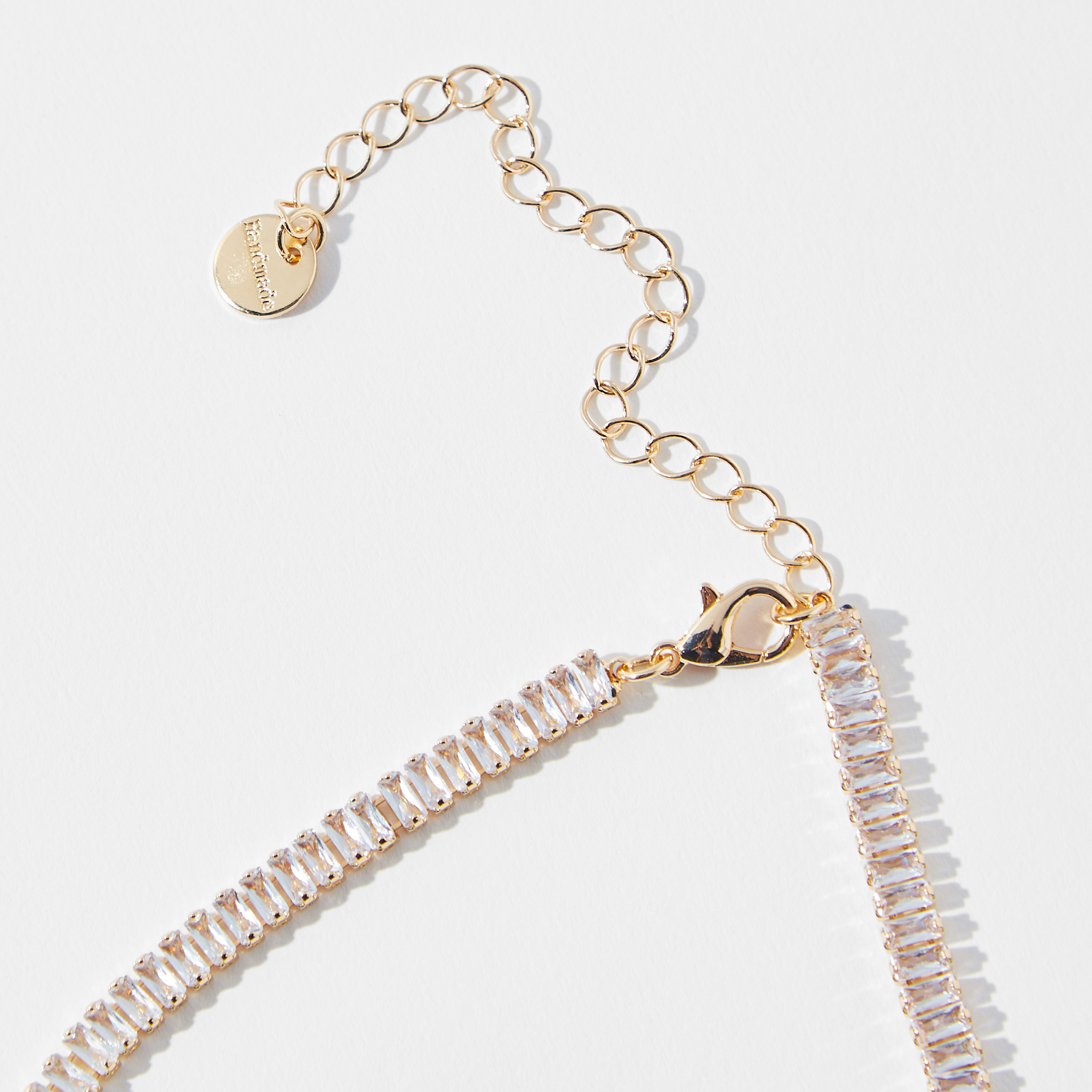 قلادة تشوكر ميتاليك مرصّعة بمشبك إغلاق-women-watchesandjewellery-jewellery-necklacesandpendants-image-2