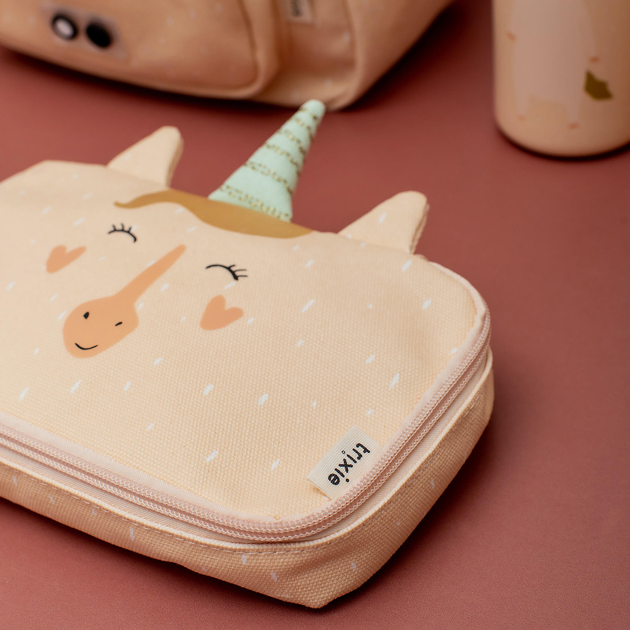Trixie Pencil Case, Rectangular, Mr. Unicorn-school-stationery-pencilcases-image-2