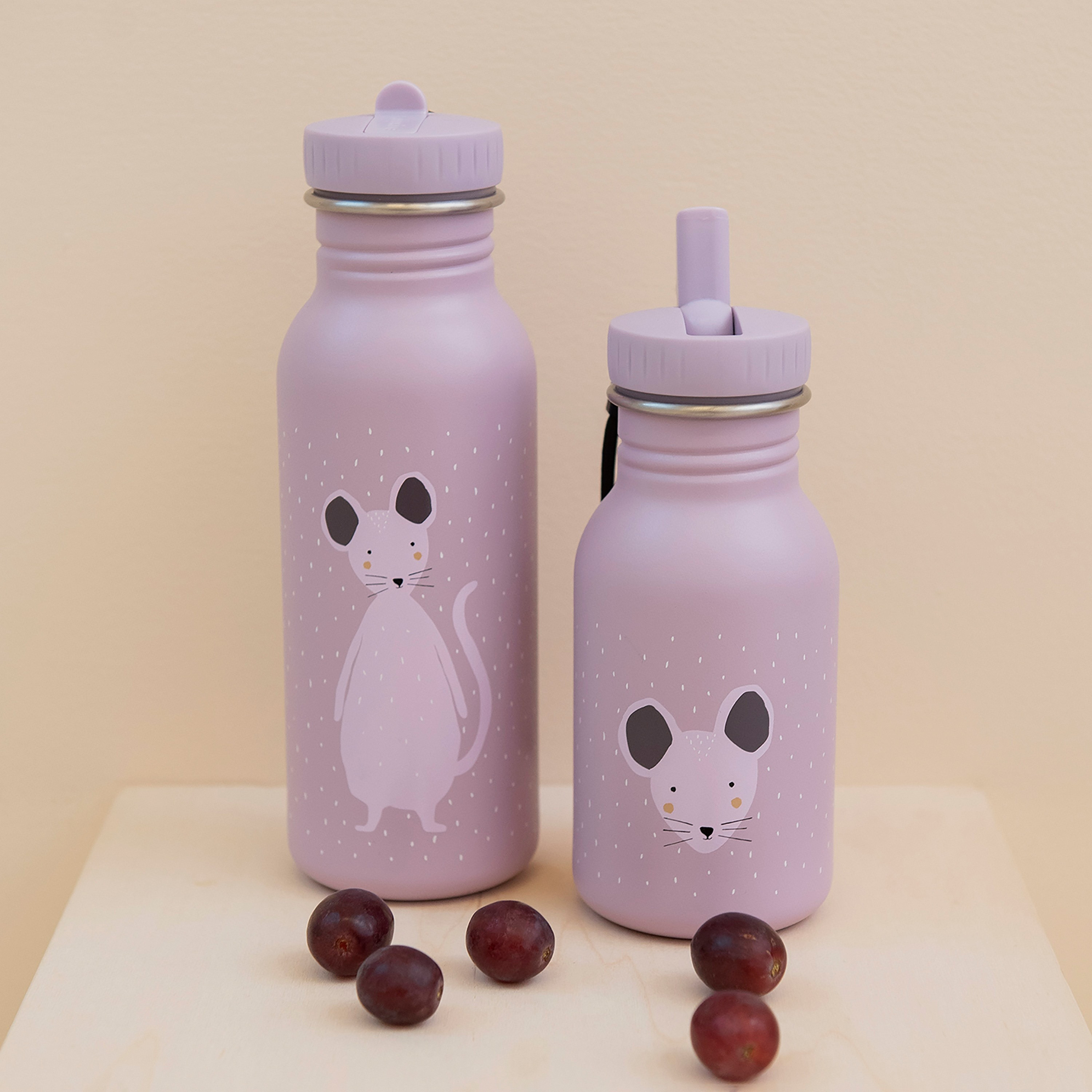 زجاجة من تريكسي، 500 مل، بتصميم فأر-school-waterbottles-image-3