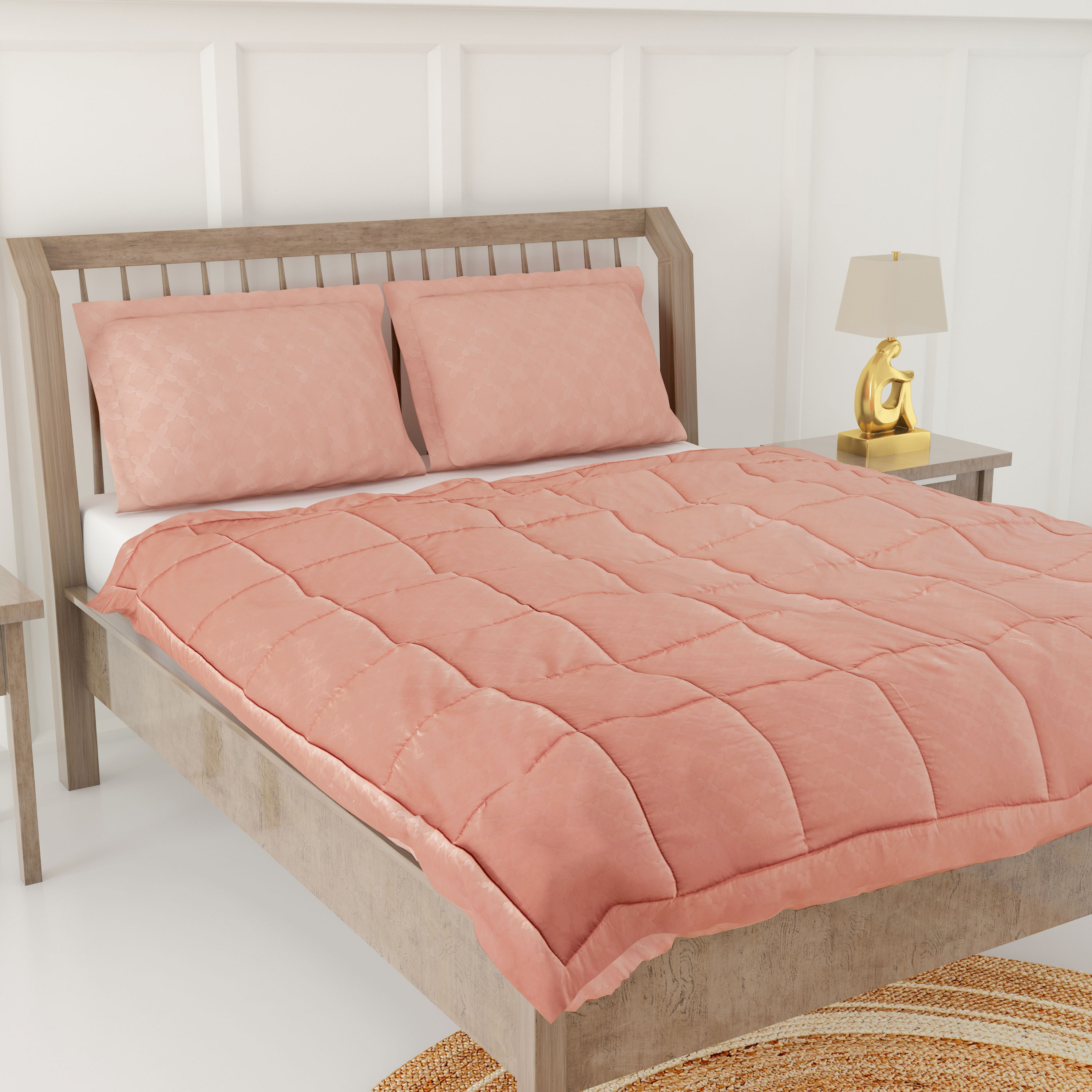 Embossed 3-Piece Comforter Set - 240x160 cms-household-bedding-comfortersandbedspreads-comforters-image-3