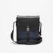Duchini Solid Crossbody Bag with Flap Closure-Men%27s Handbags-thumbnail-0