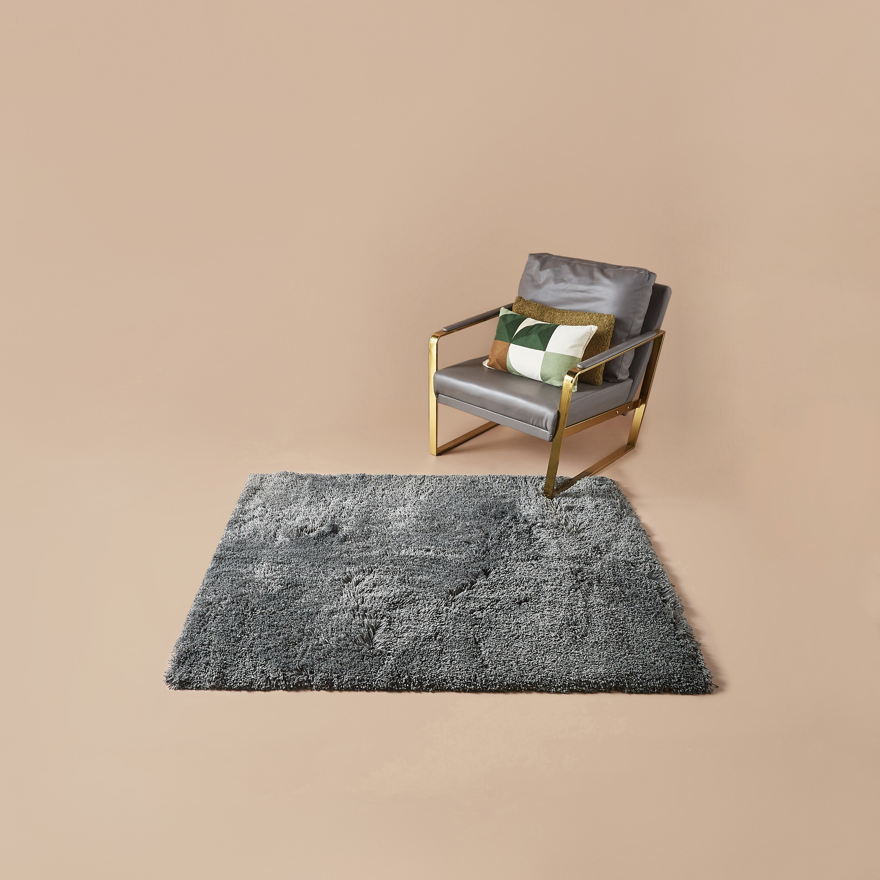 Textured Shaggy Rug - 120x160 cms-household-rugsandcarpets-rugs-image-1