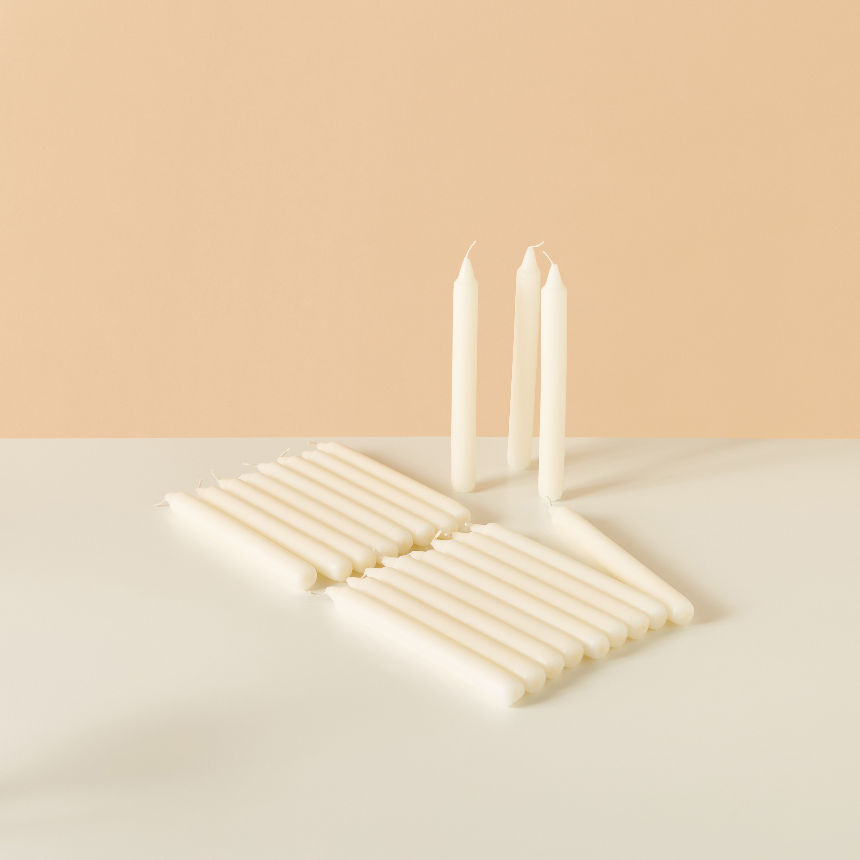 Essentials 20-Piece Unscented Taper Candle Set - 20 cm-household-homefragrance-candles-image-3
