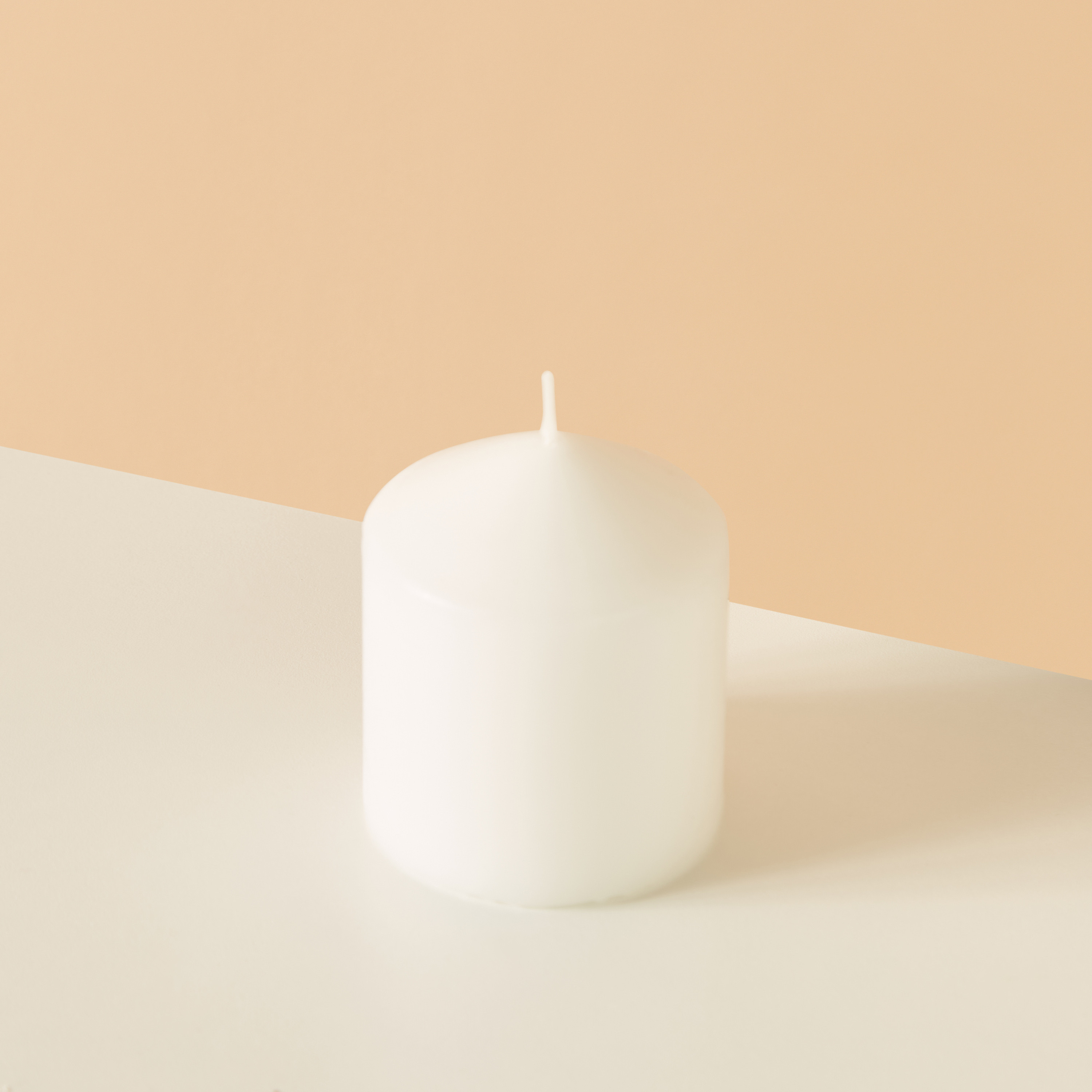 Essentials Unscented Pillar Candle - 8 cms-household-homefragrance-candles-image-3