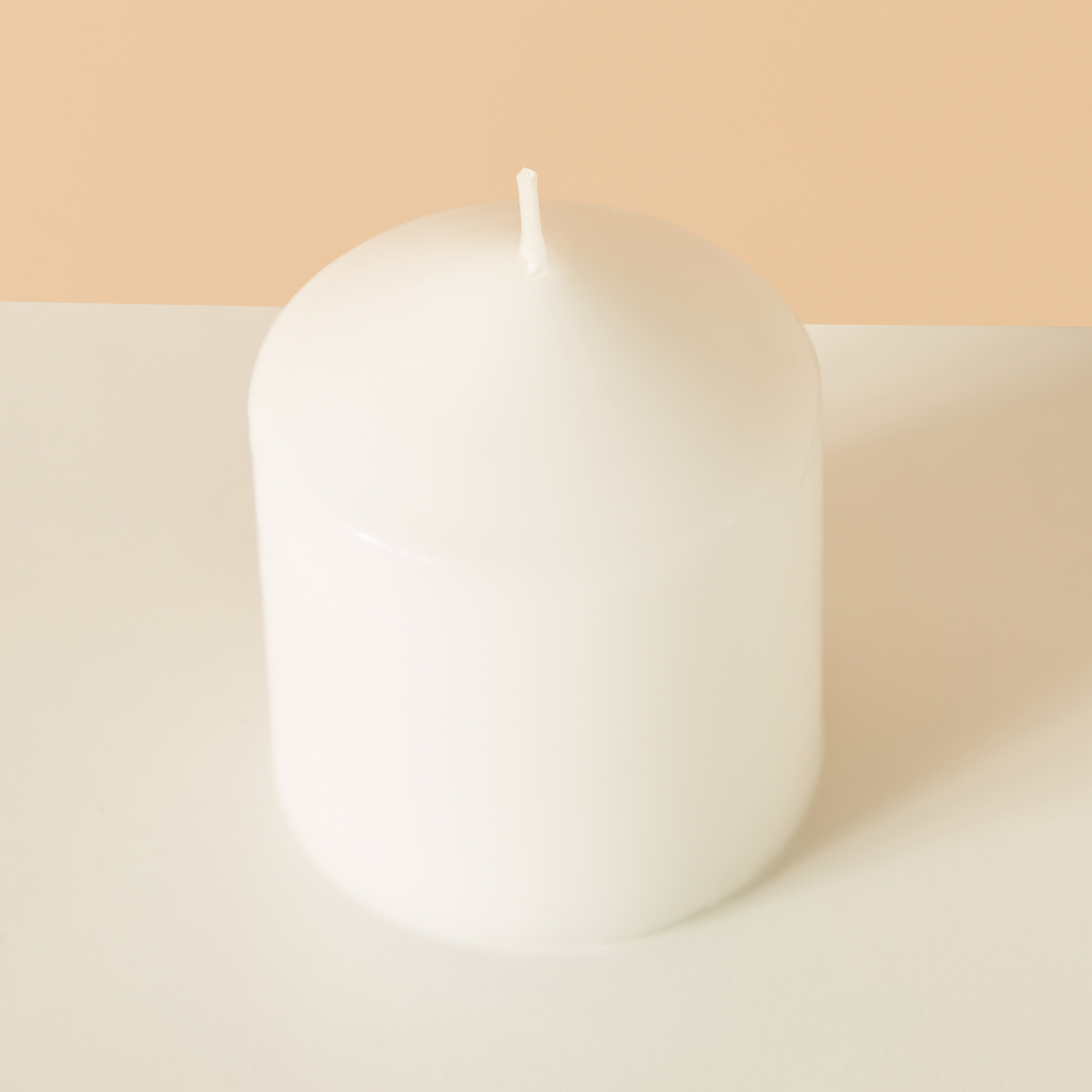 Essentials Unscented Pillar Candle - 8 cms-household-homefragrance-candles-image-4