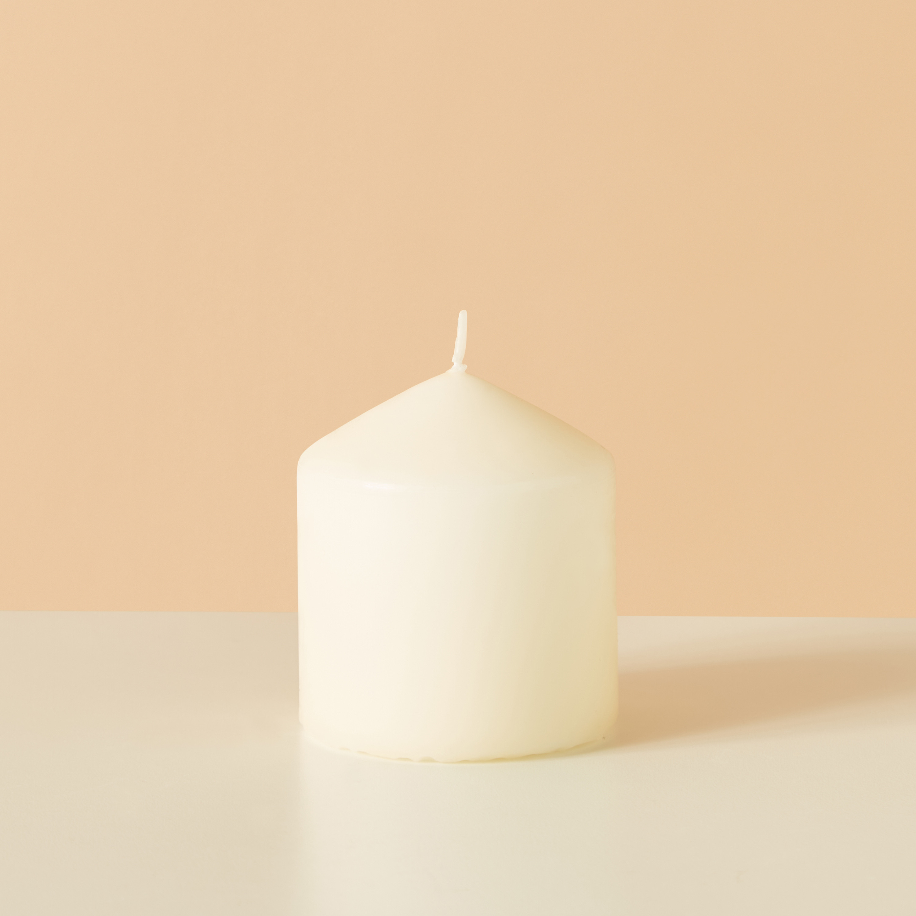 Essentials Unscented Pillar Candle - 7 cms-household-homefragrance-candles-image-2